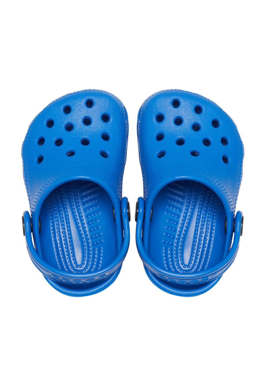 Zueco Crocs Niño Littles Azul-5