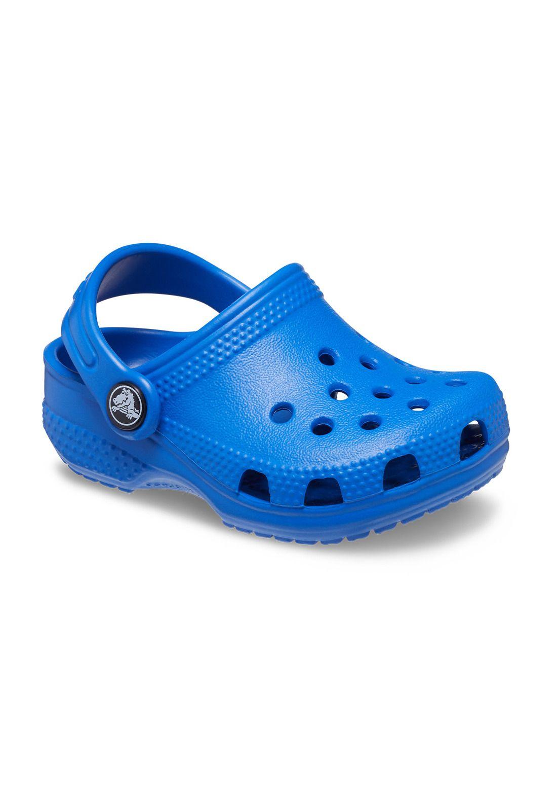 Zueco Crocs Niño Littles Azul-7