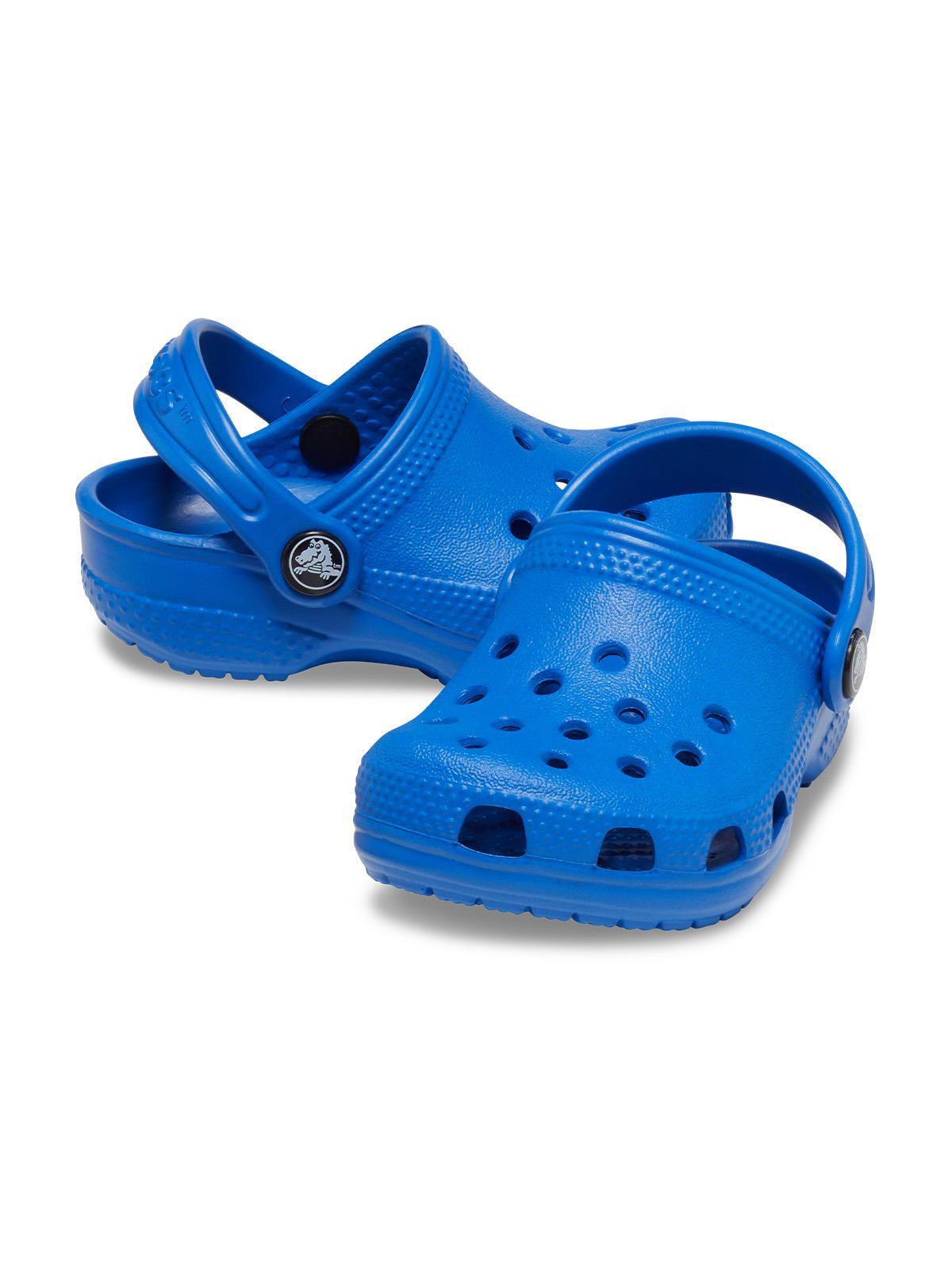 Zueco Crocs Niño Littles Azul-3