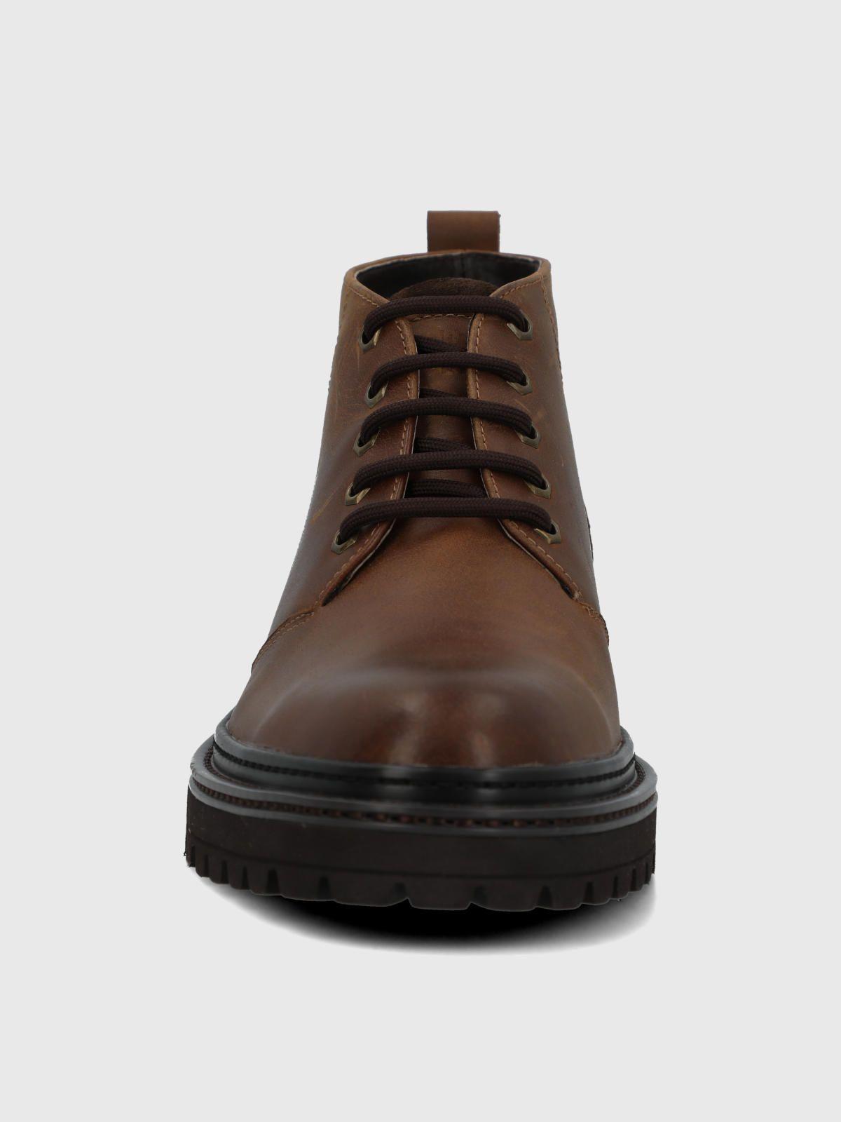 Botin Cuero Hombre Notem Café-3