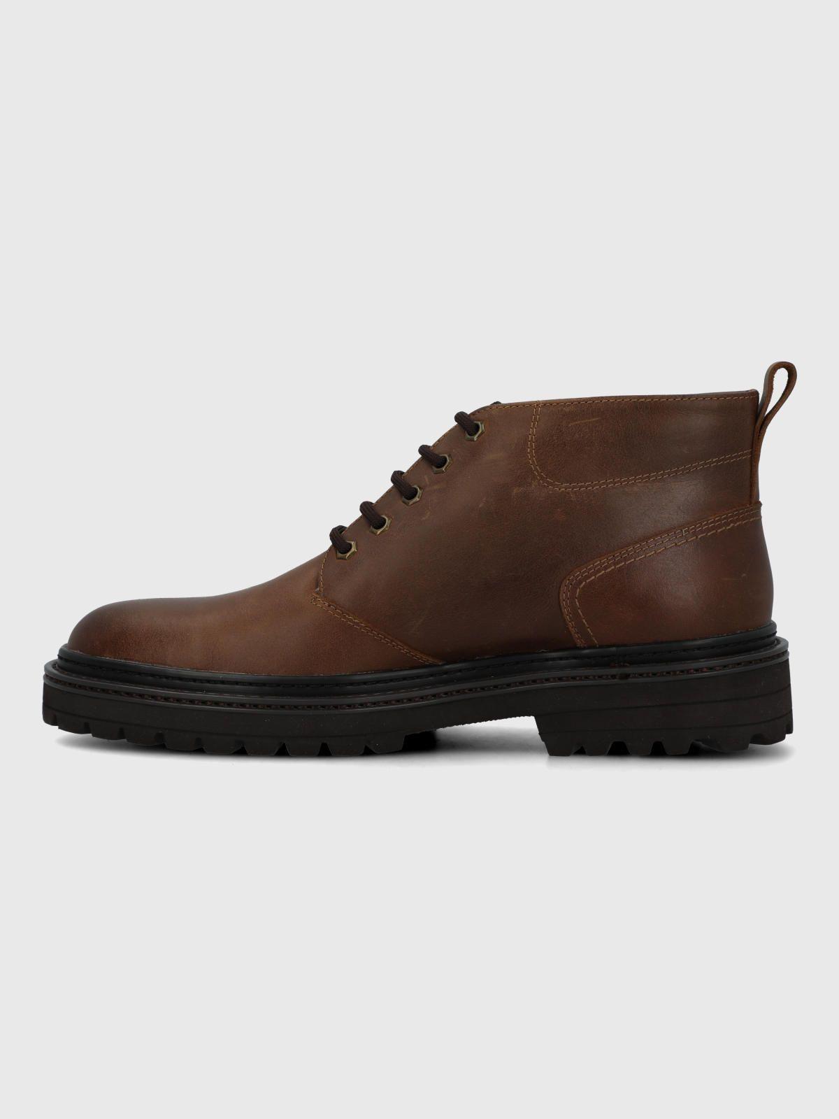 Botin Cuero Hombre Notem Café-4
