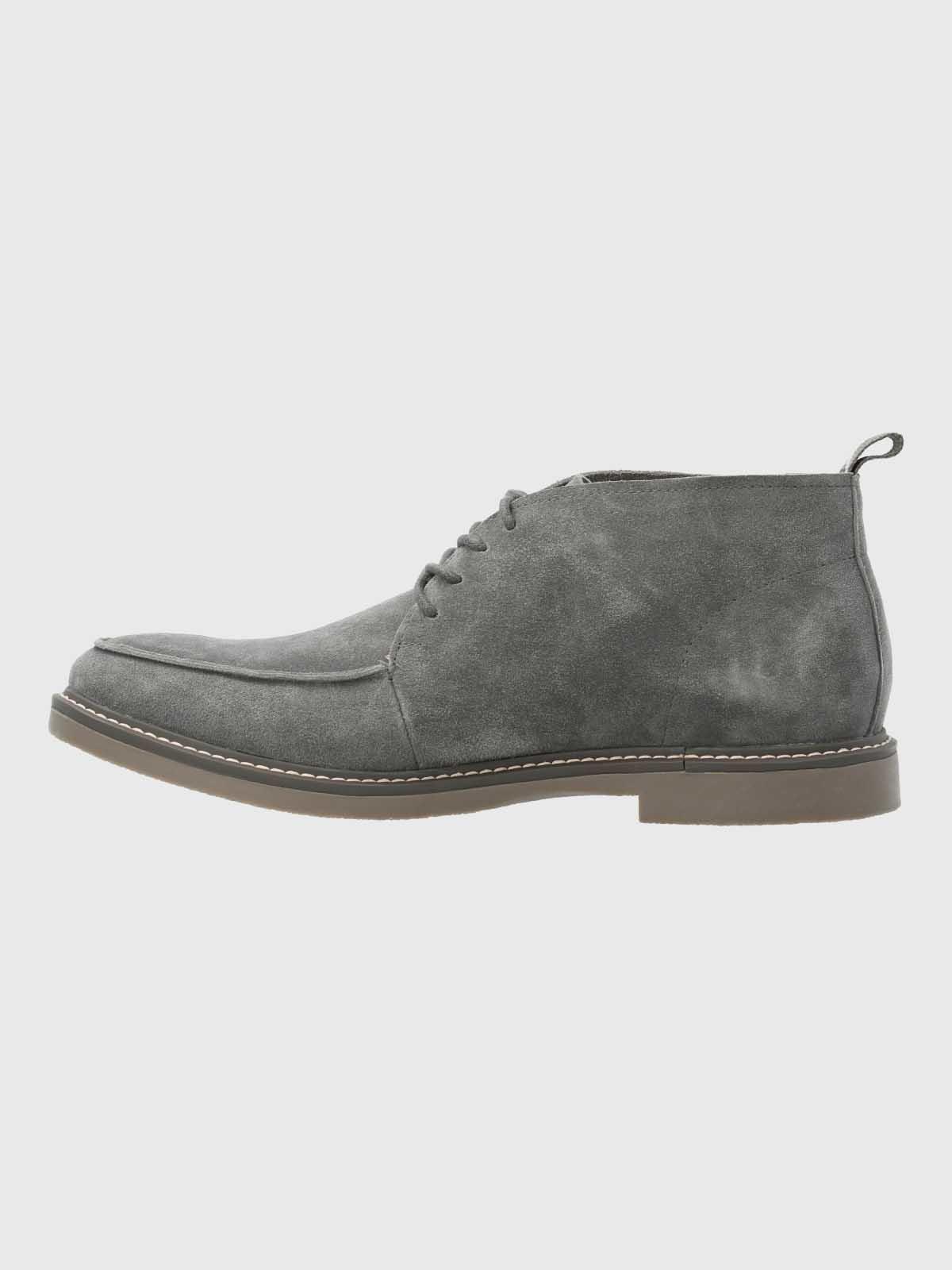 Botin Cuero Hombre Niger Gris-5