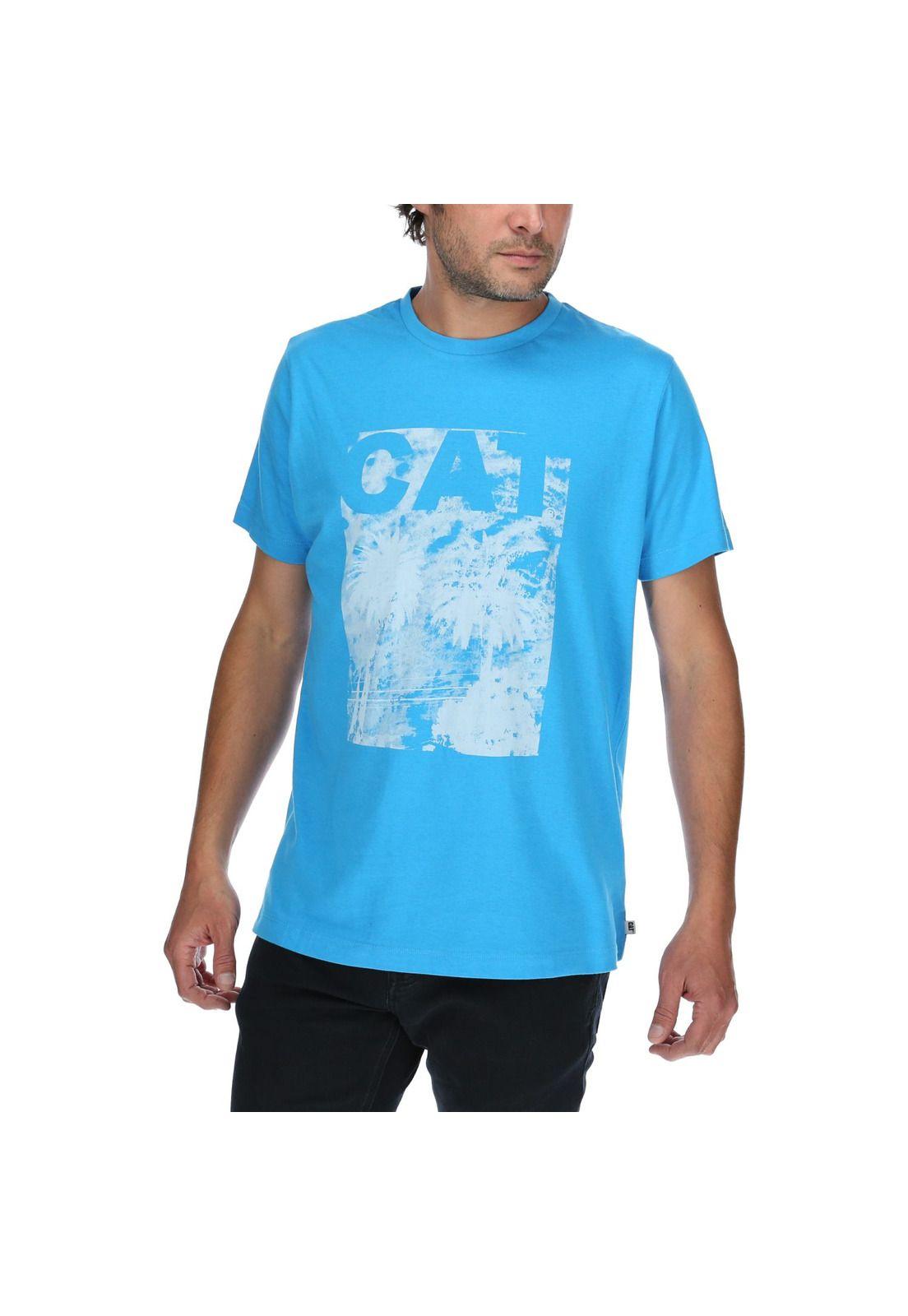 Polera Mc Hombre Palms Tee Azul-0