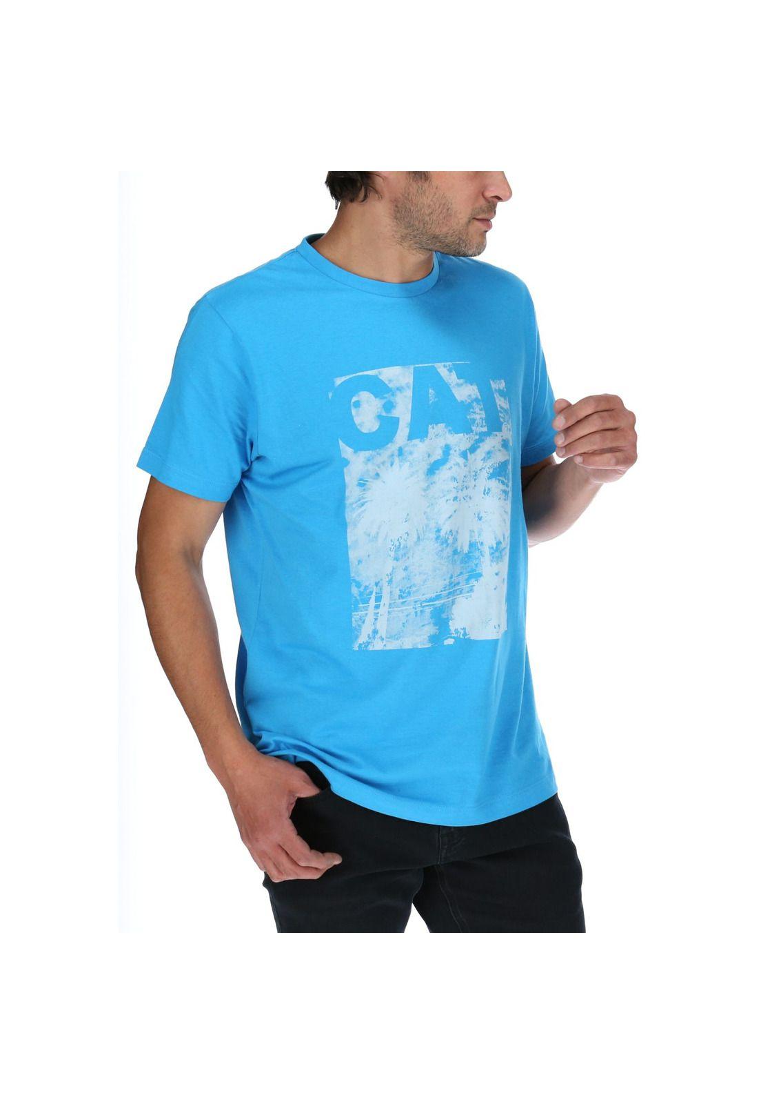 Polera Mc Hombre Palms Tee Azul-3