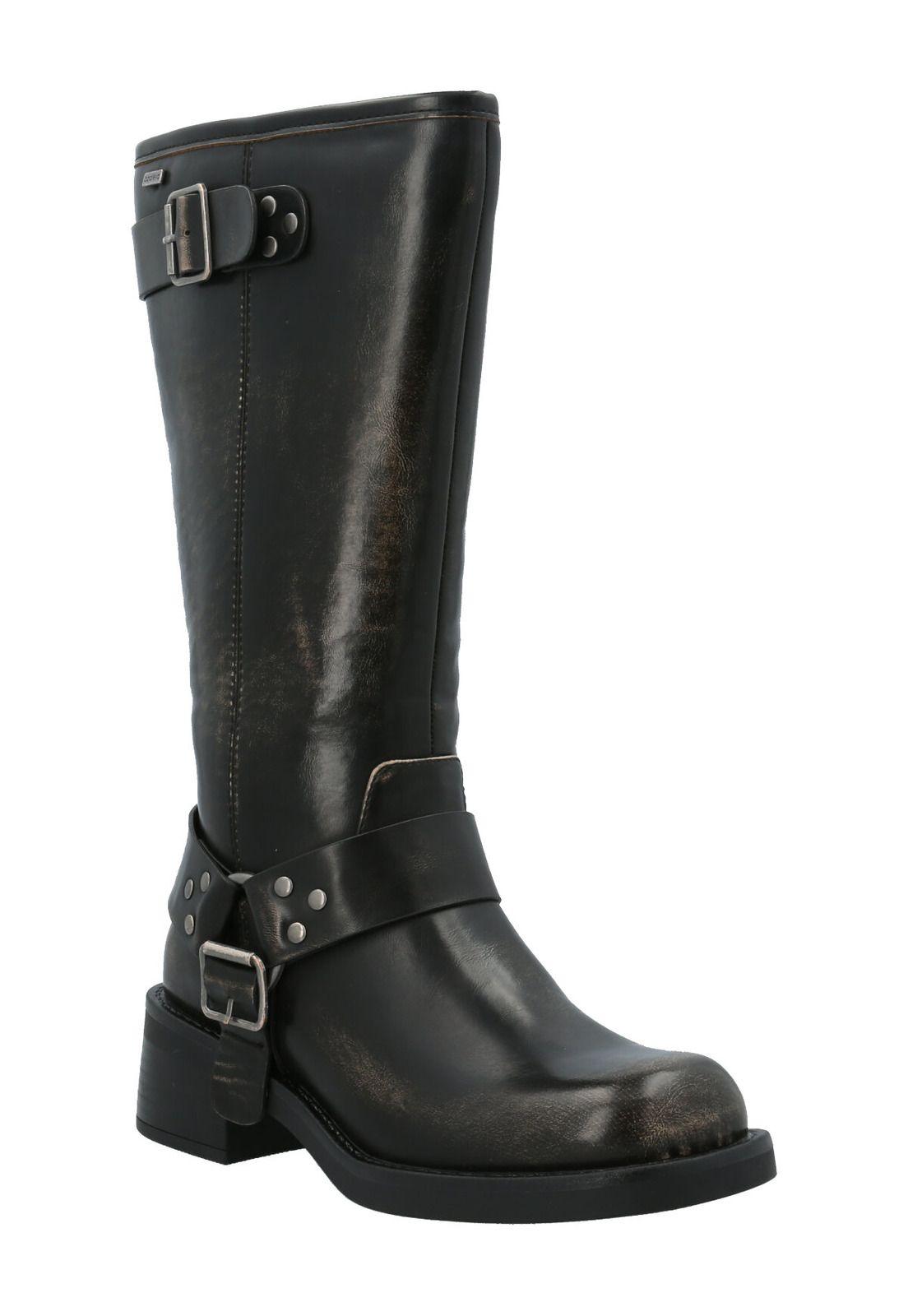 Bota Moulins Mujer Negro-0