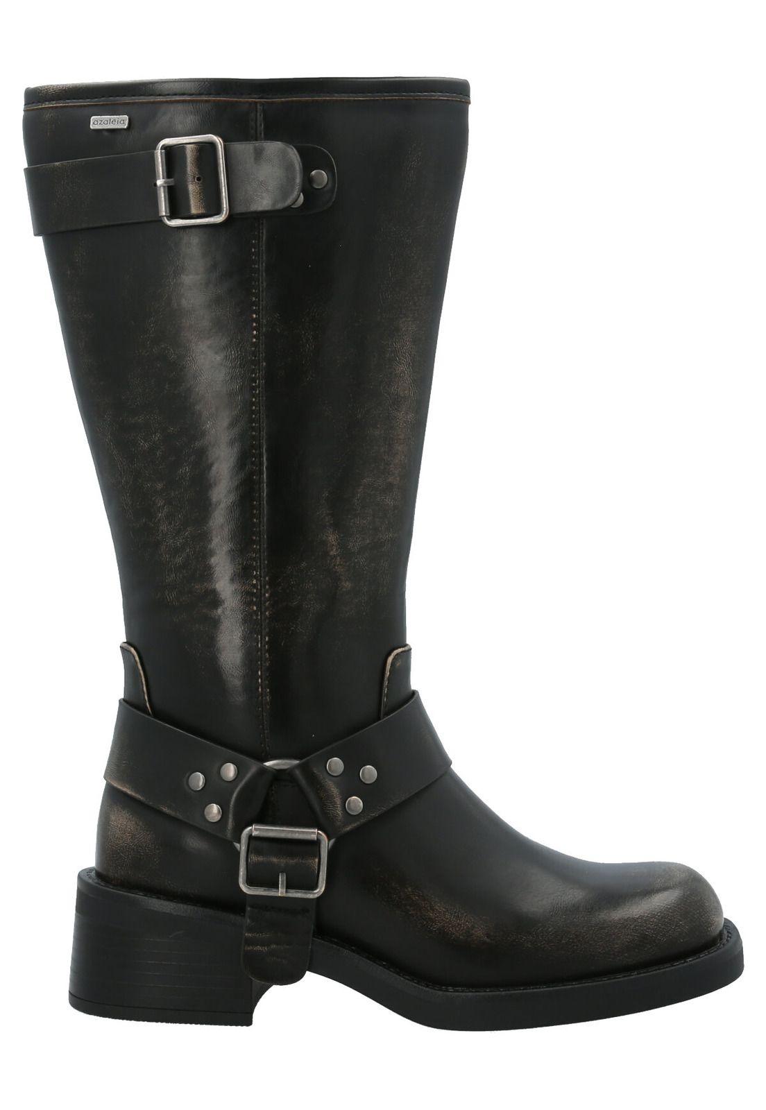 Bota Moulins Mujer Negro-1