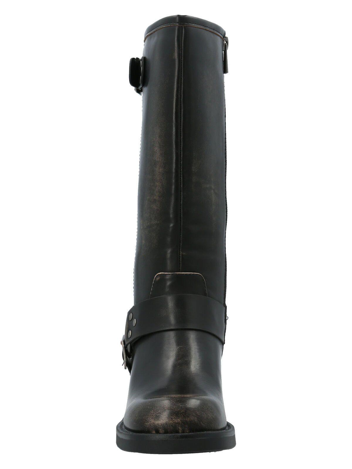 Bota Moulins Mujer Negro-3