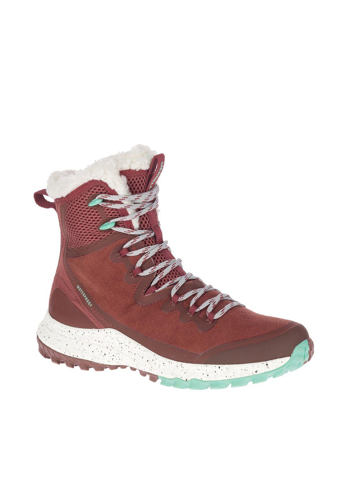 Botin Mujer Bravada Plr Wp Rojo-0