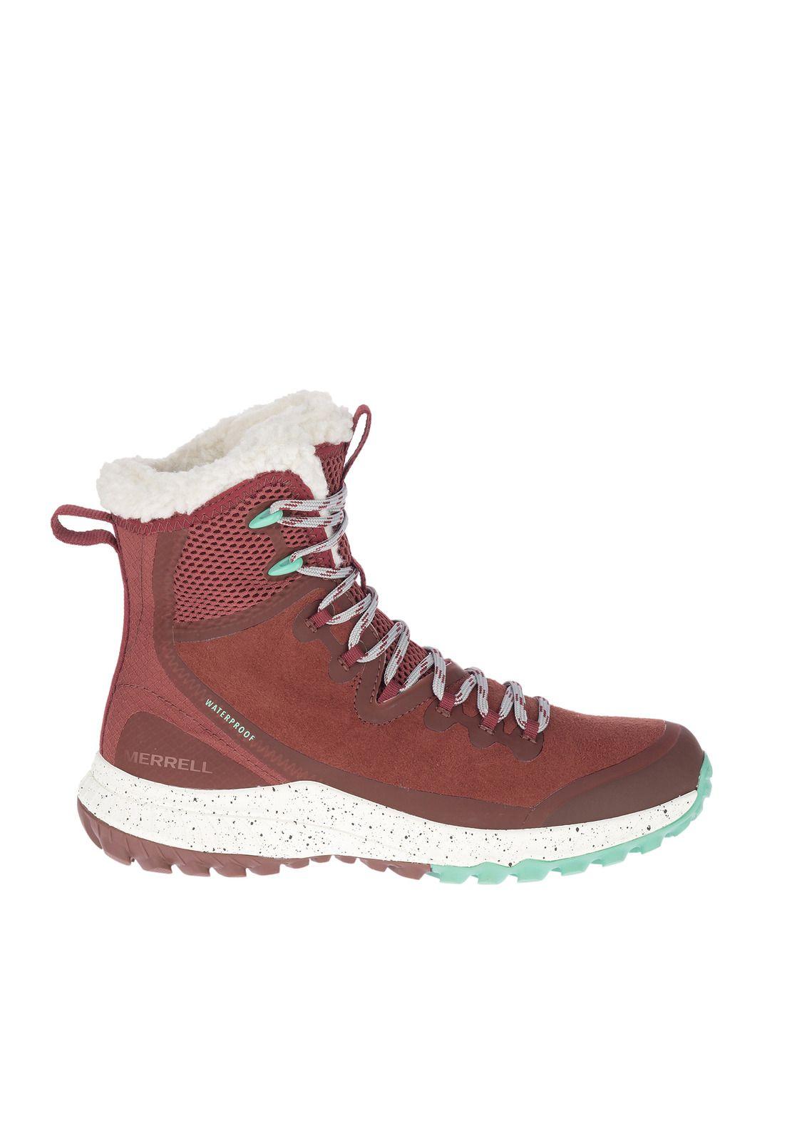 Botin Mujer Bravada Plr Wp Rojo-1