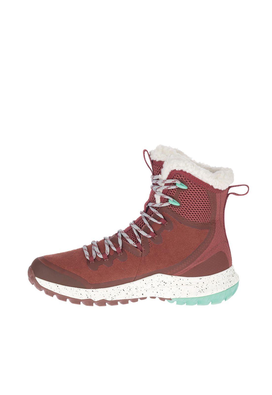 Botin Mujer Bravada Plr Wp Rojo-2