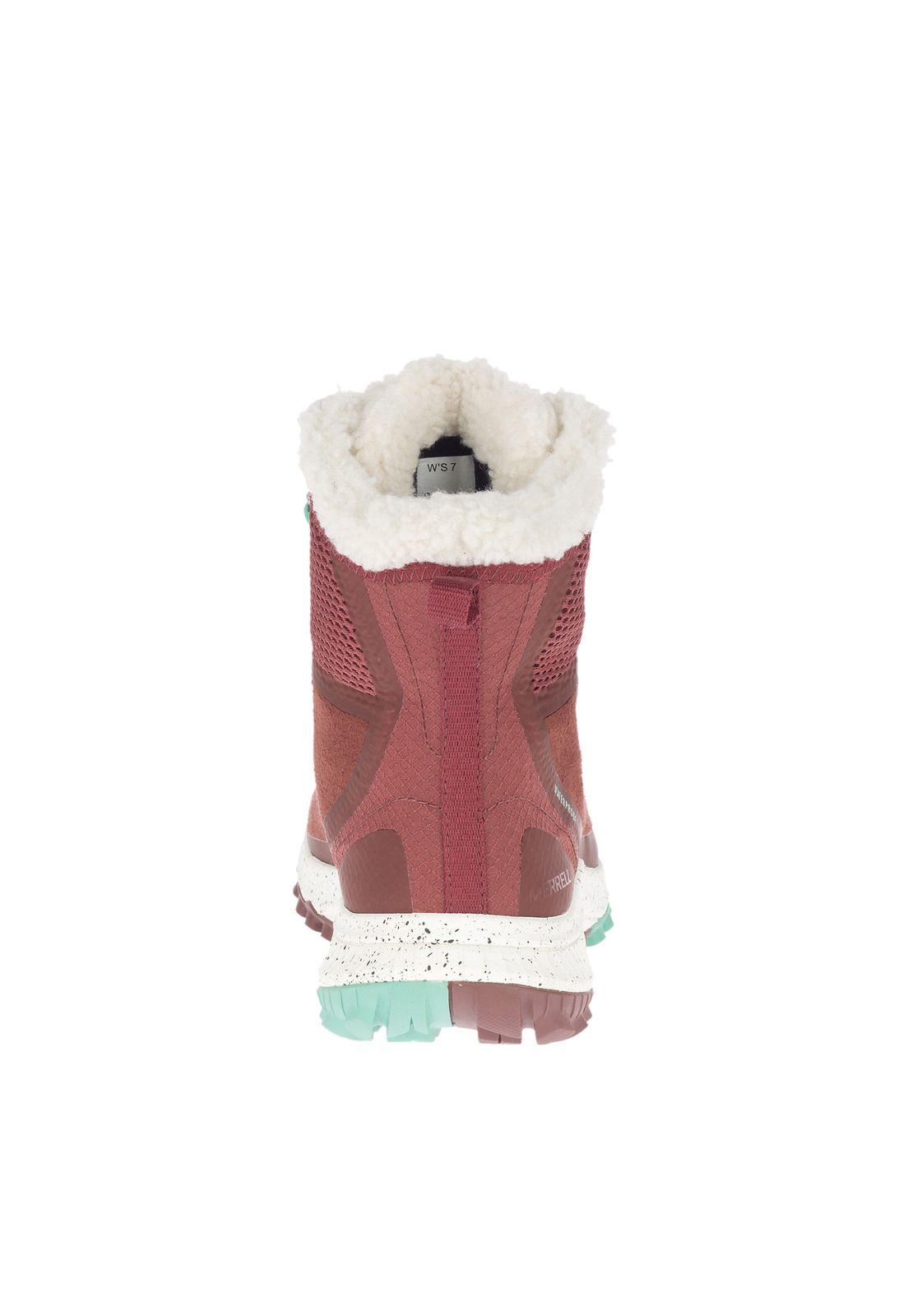 Botin Mujer Bravada Plr Wp Rojo-3