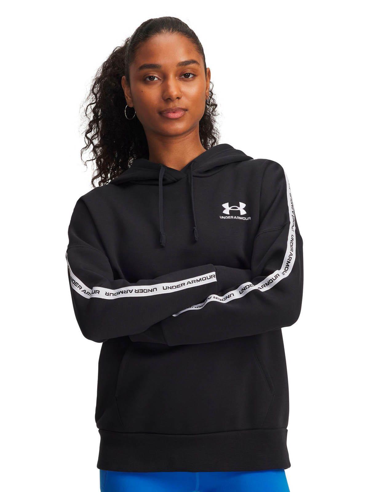Poleron Lifestyle  Mujer Icon Fleece Tapd HDY Negro  -0