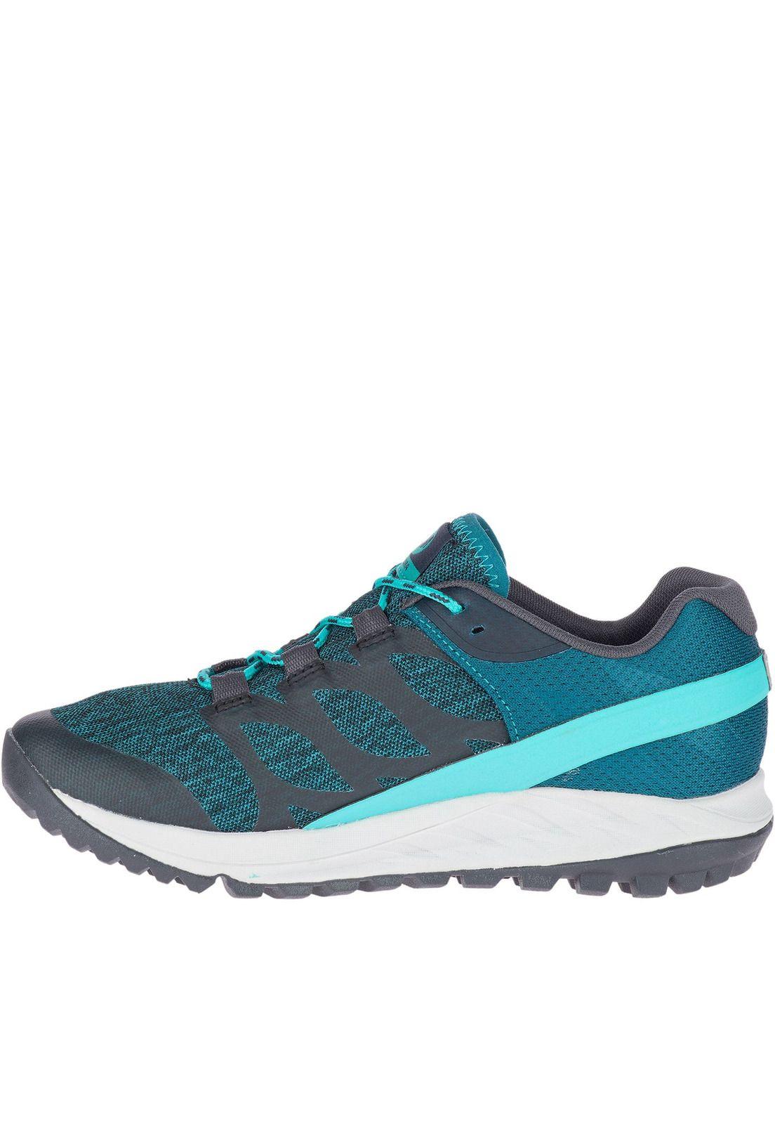 Zapatilla Mujer Antora Azul Petróleo-1