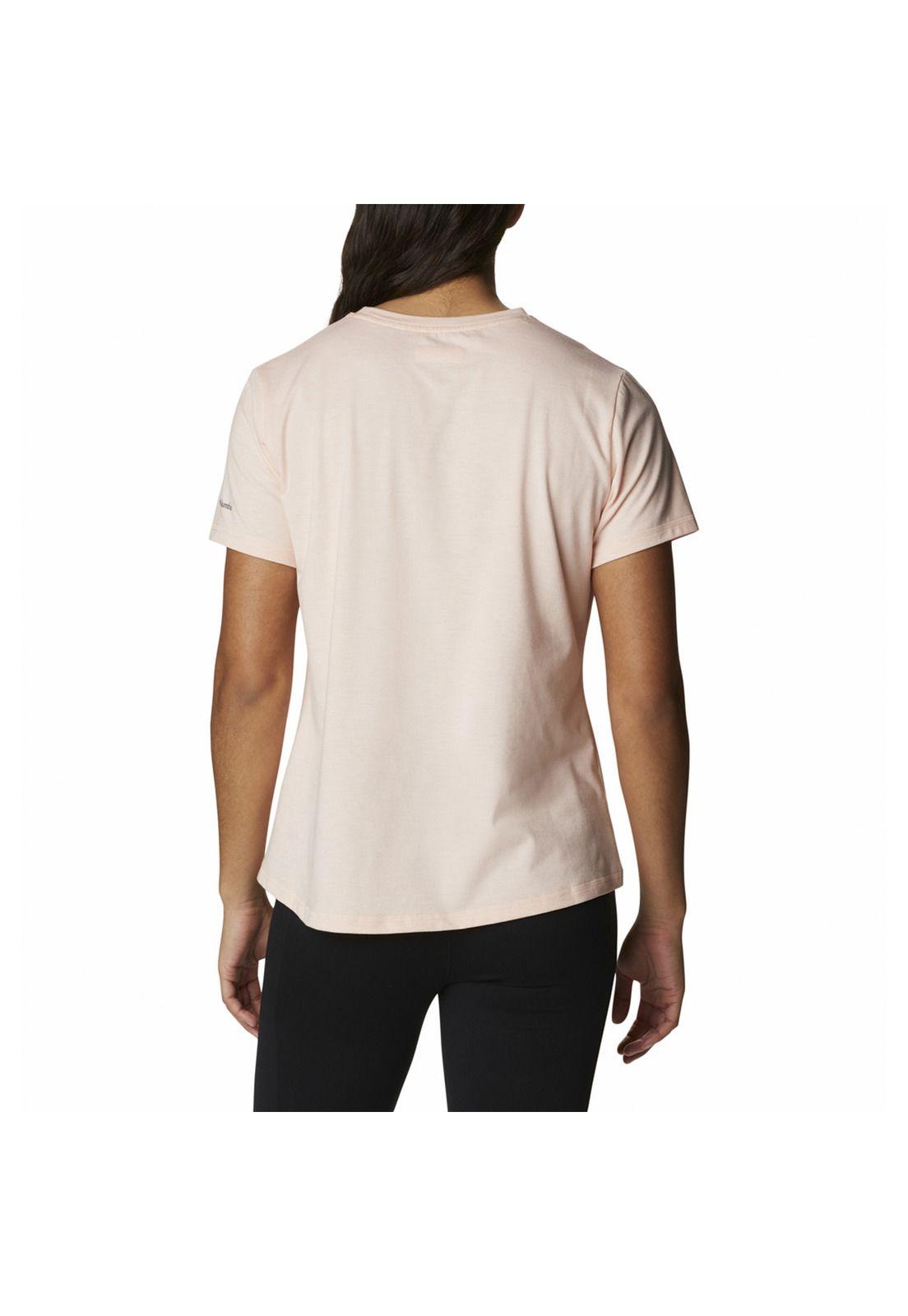 Polera M/C Mujer Sun Trek Graphic Tee Rosado-3