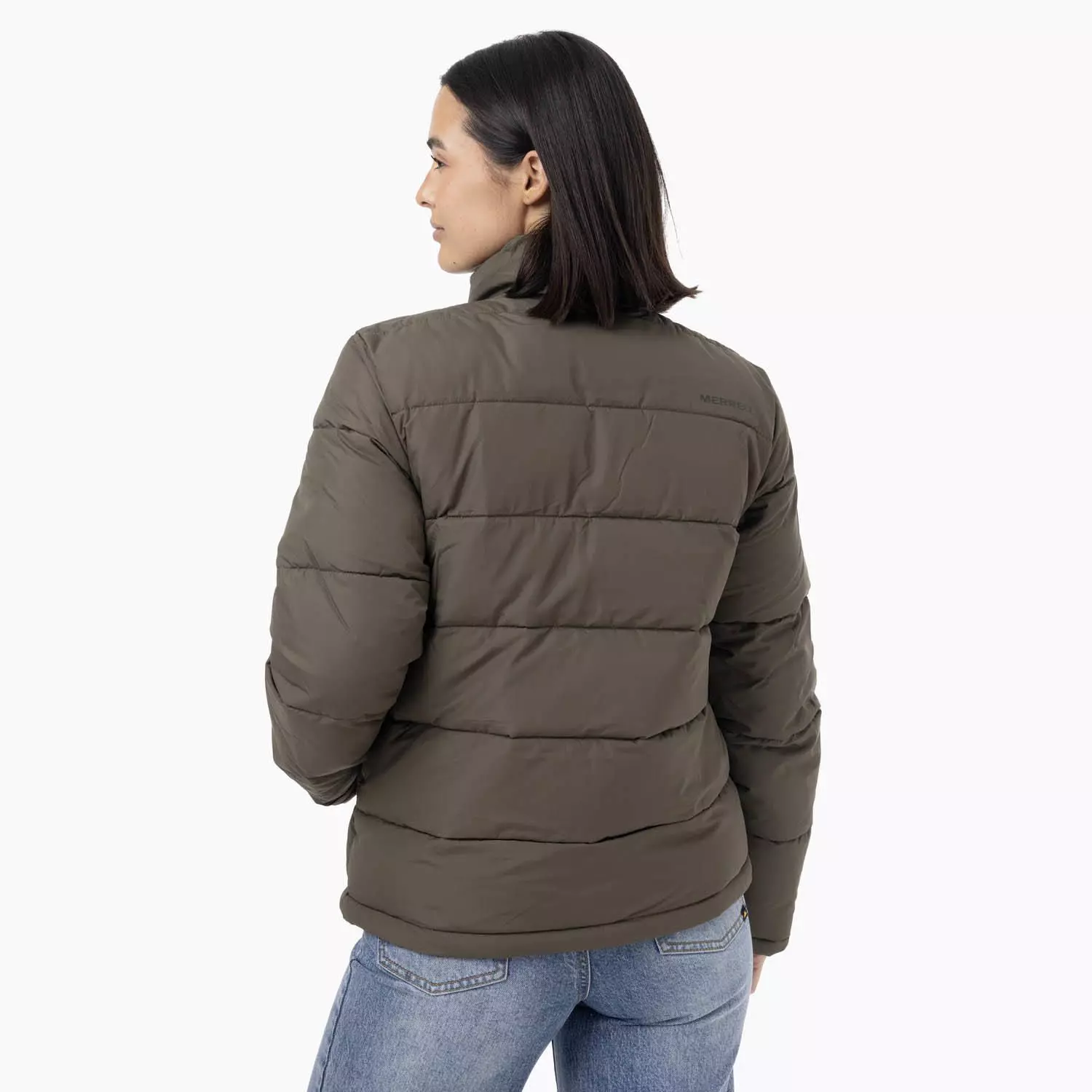Parka Mujer Puffa Verde-3