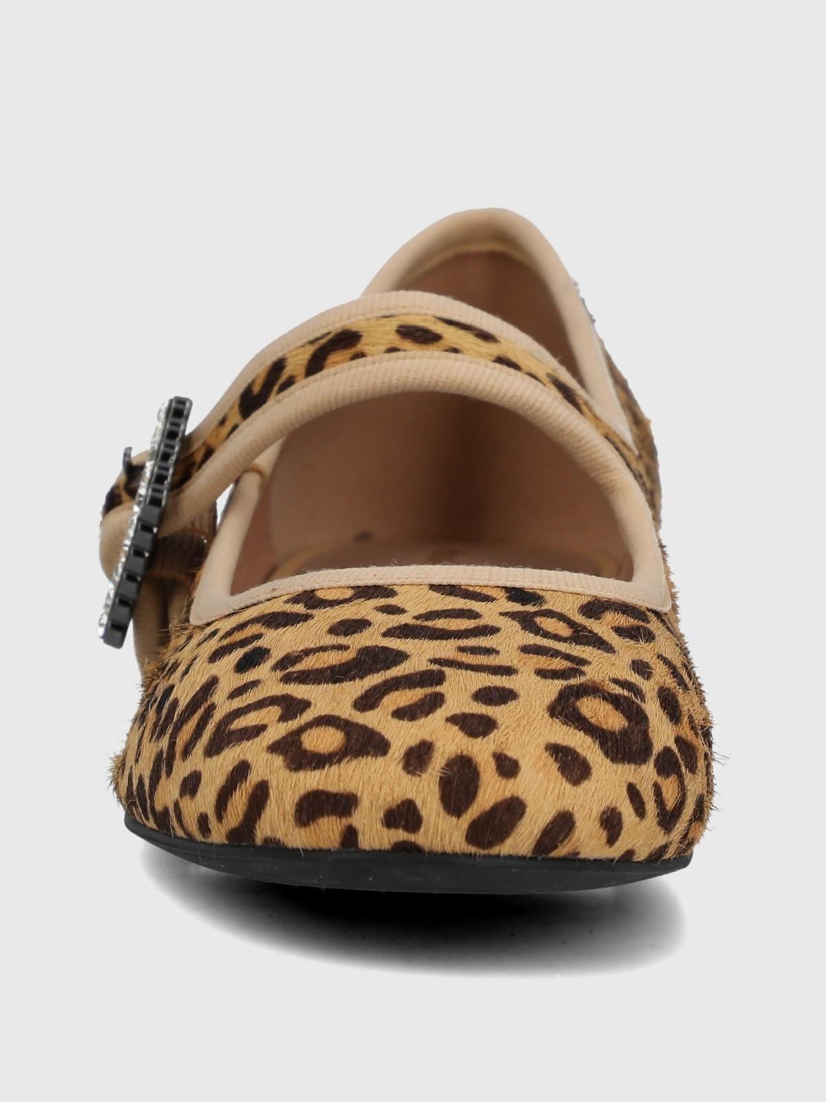 Ballerina Cuero Mujer Hully Multicolor-3