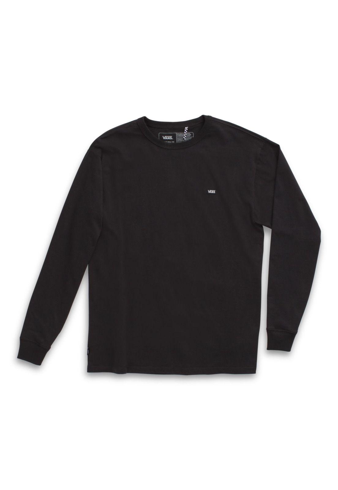 Polera M/L Hombre MN OFF THE WALL CLASSIC LS Negra-0