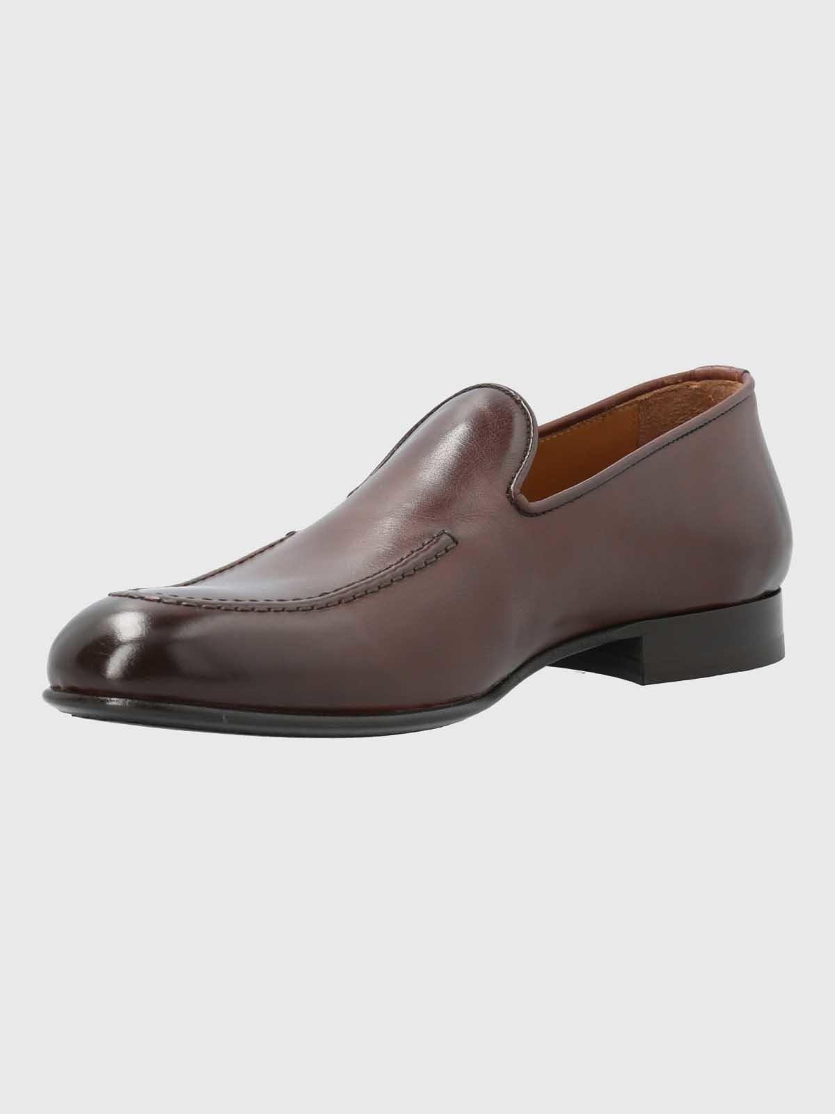 Mocasin Italiano Hombre Cuero Lucca Café-4