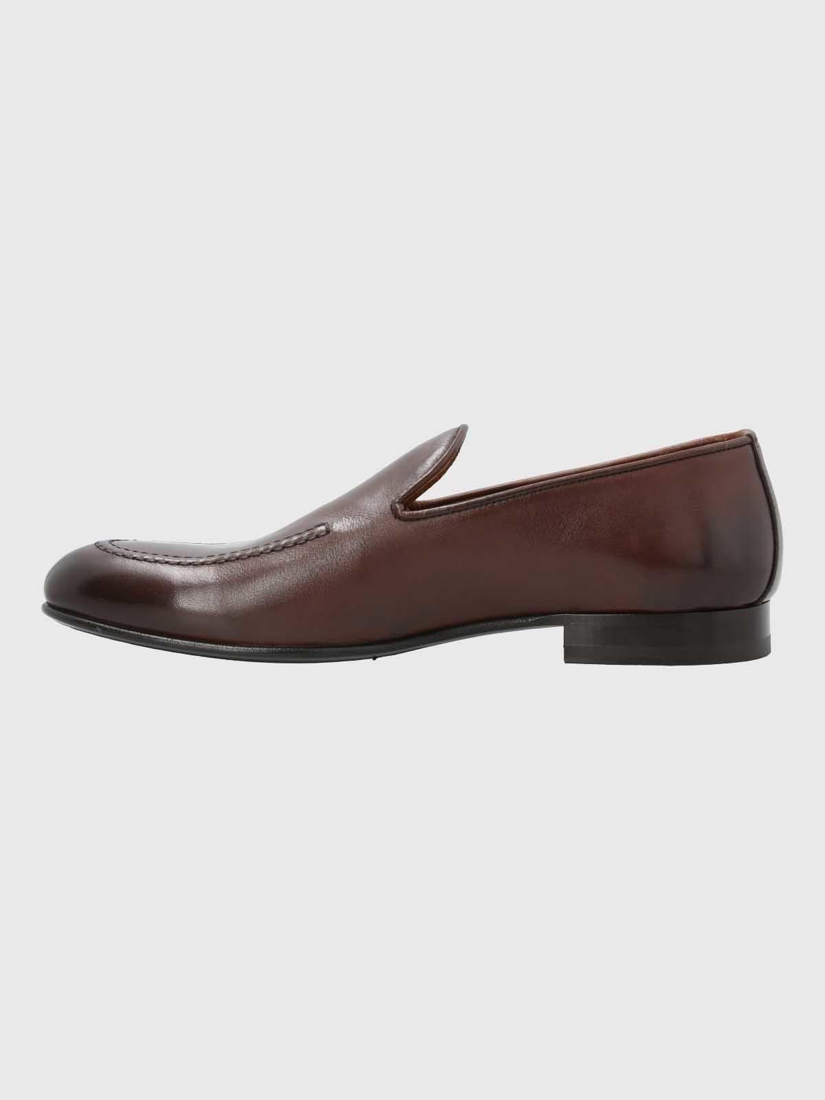 Mocasin Italiano Hombre Cuero Lucca Café-5