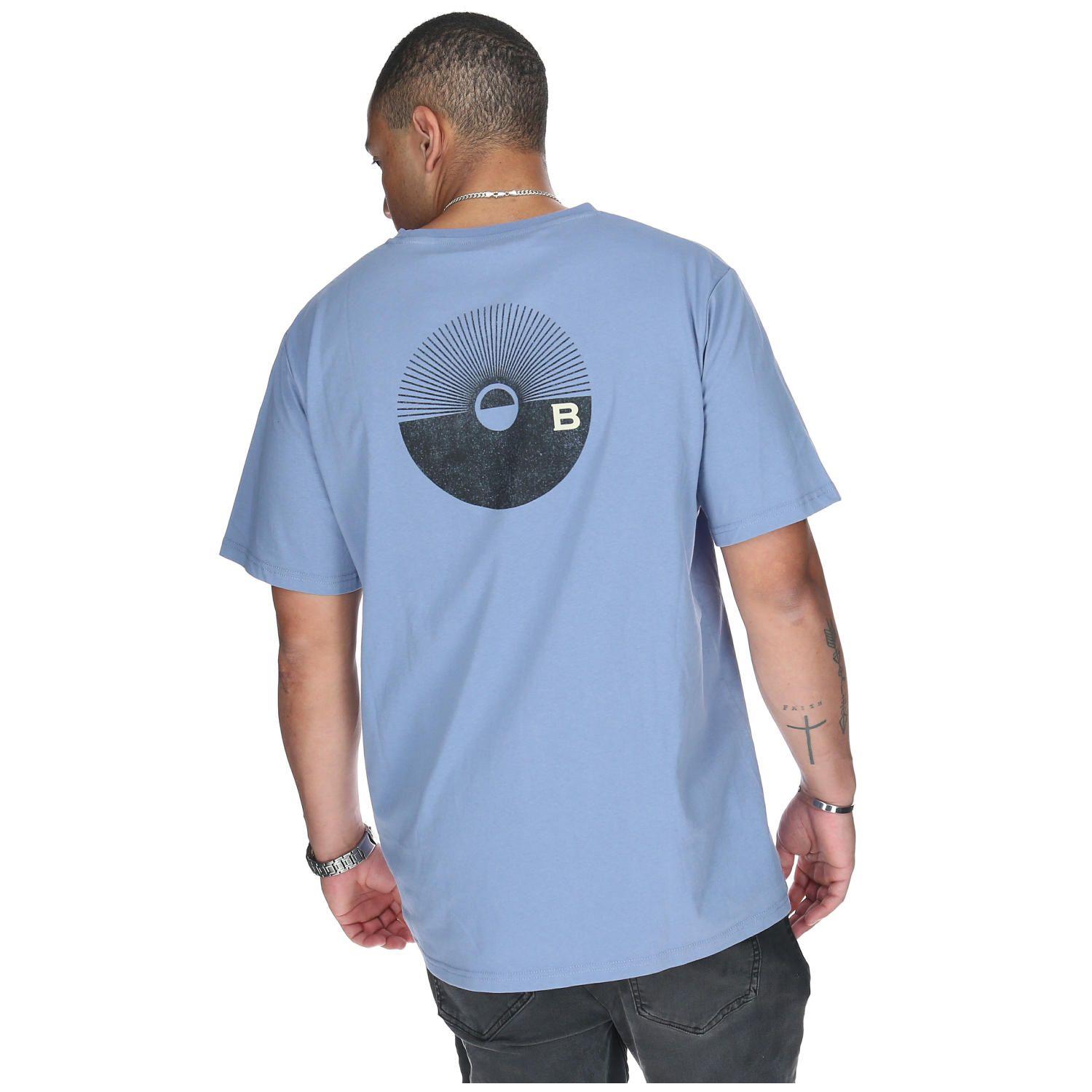 Polera M/C Hombre Sunset Azul-2