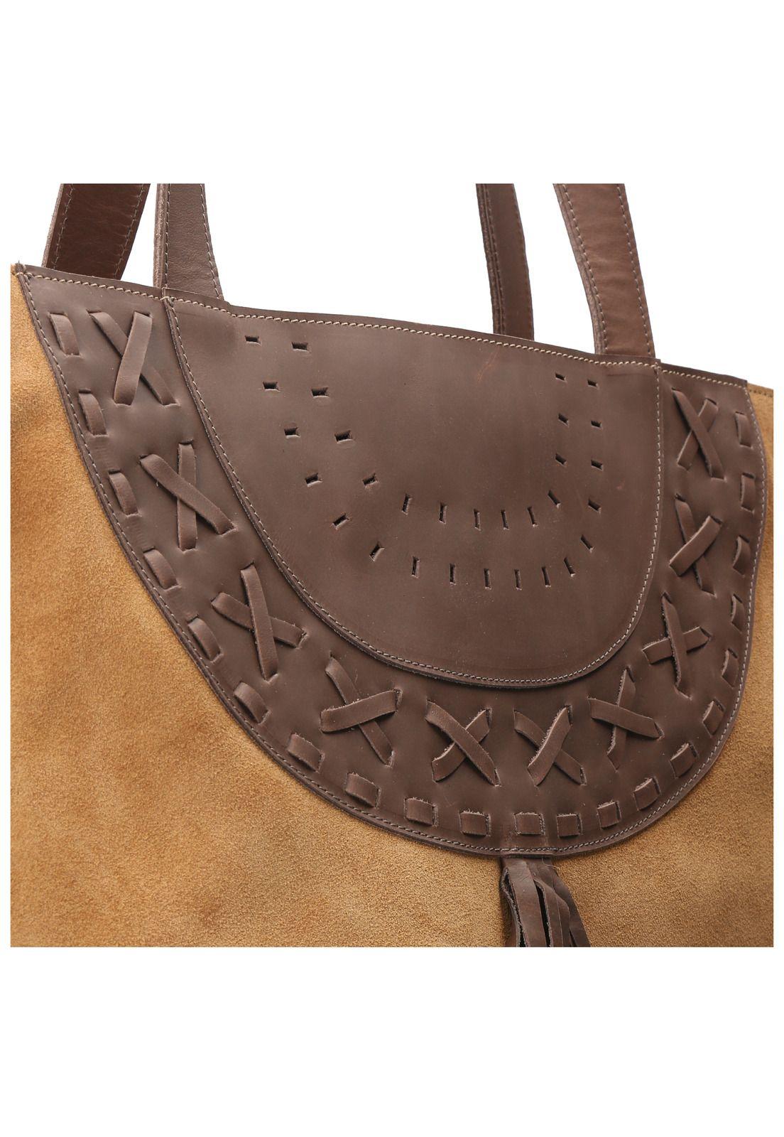 Cartera Mujer Riley Tote Café-3