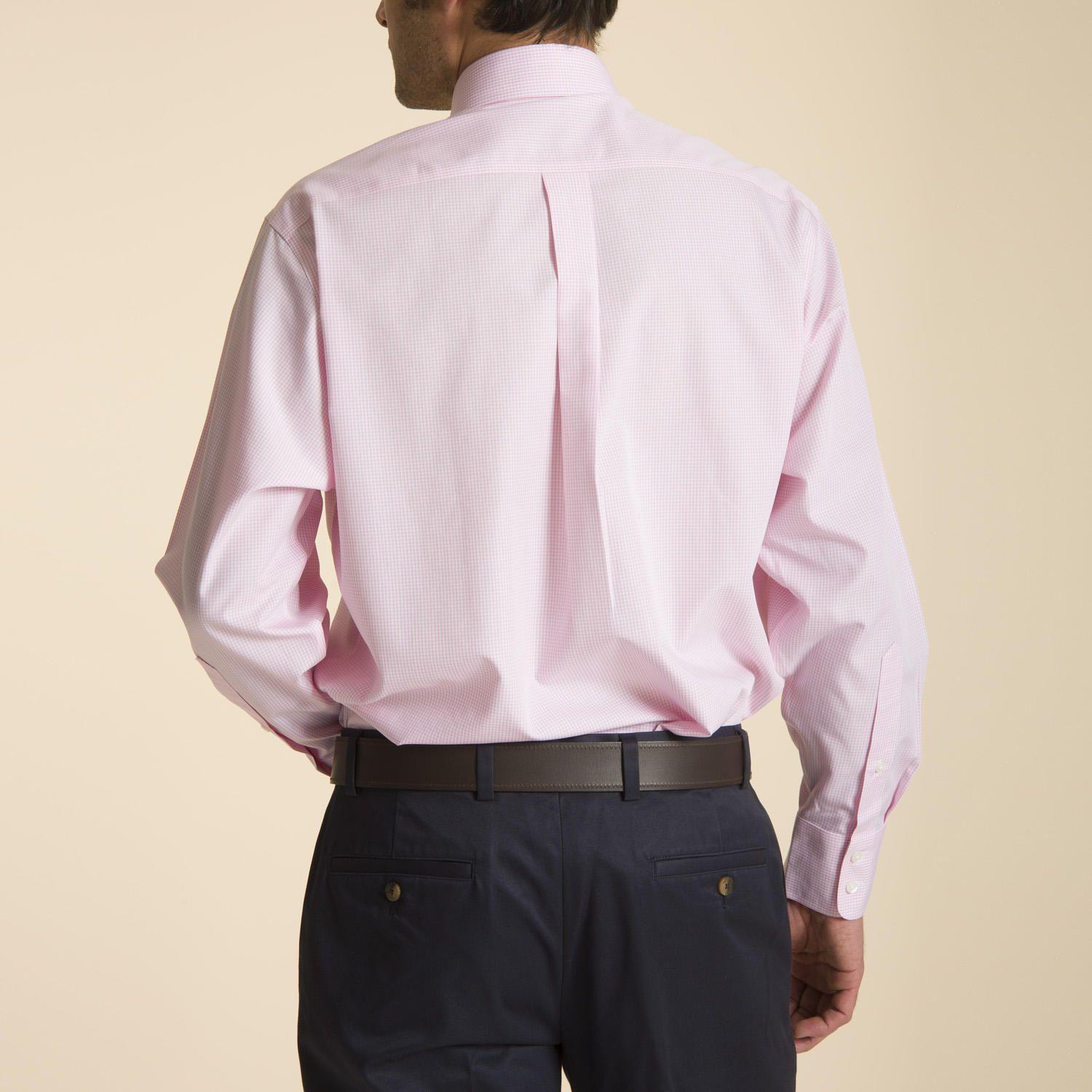 Camisa libre de arrugas Rosado Rockford-2