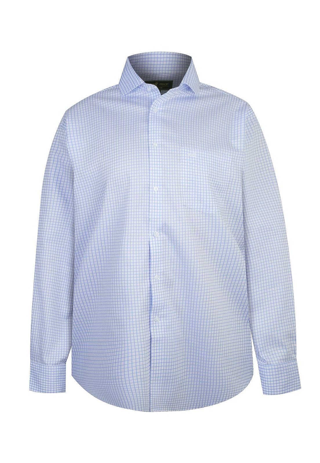 Camisa Casual Easylife Hombre Azul Claro-1