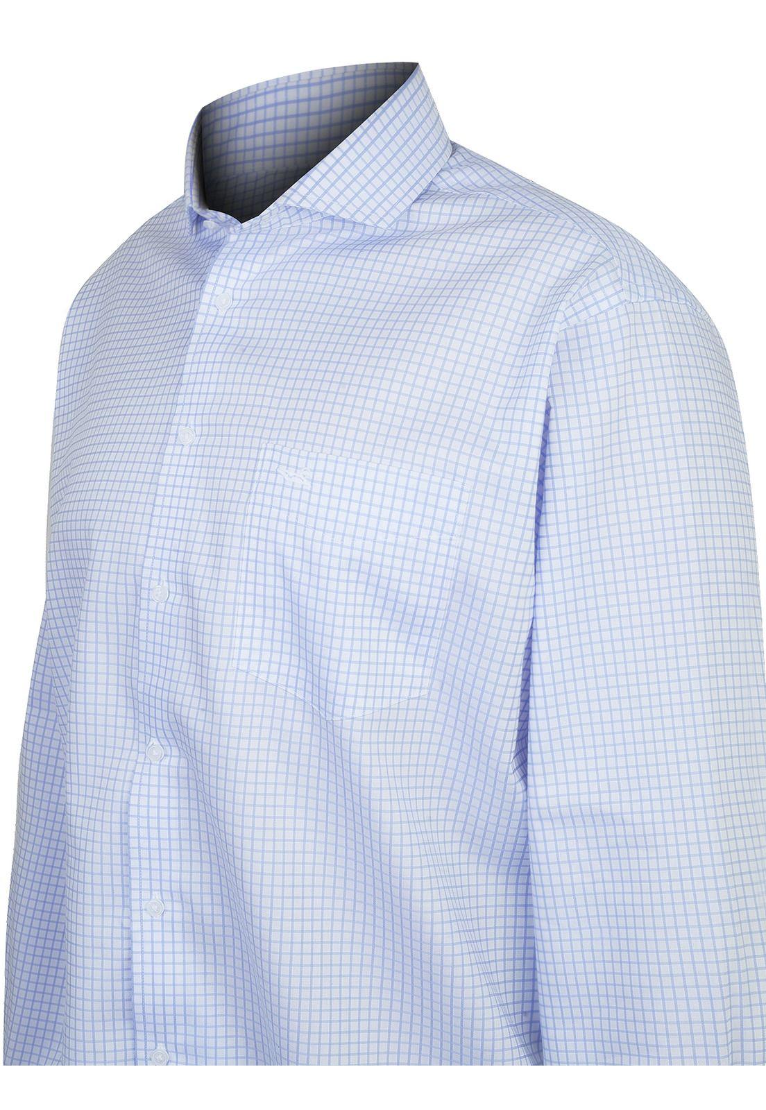 Camisa Casual Easylife Hombre Azul Claro-4