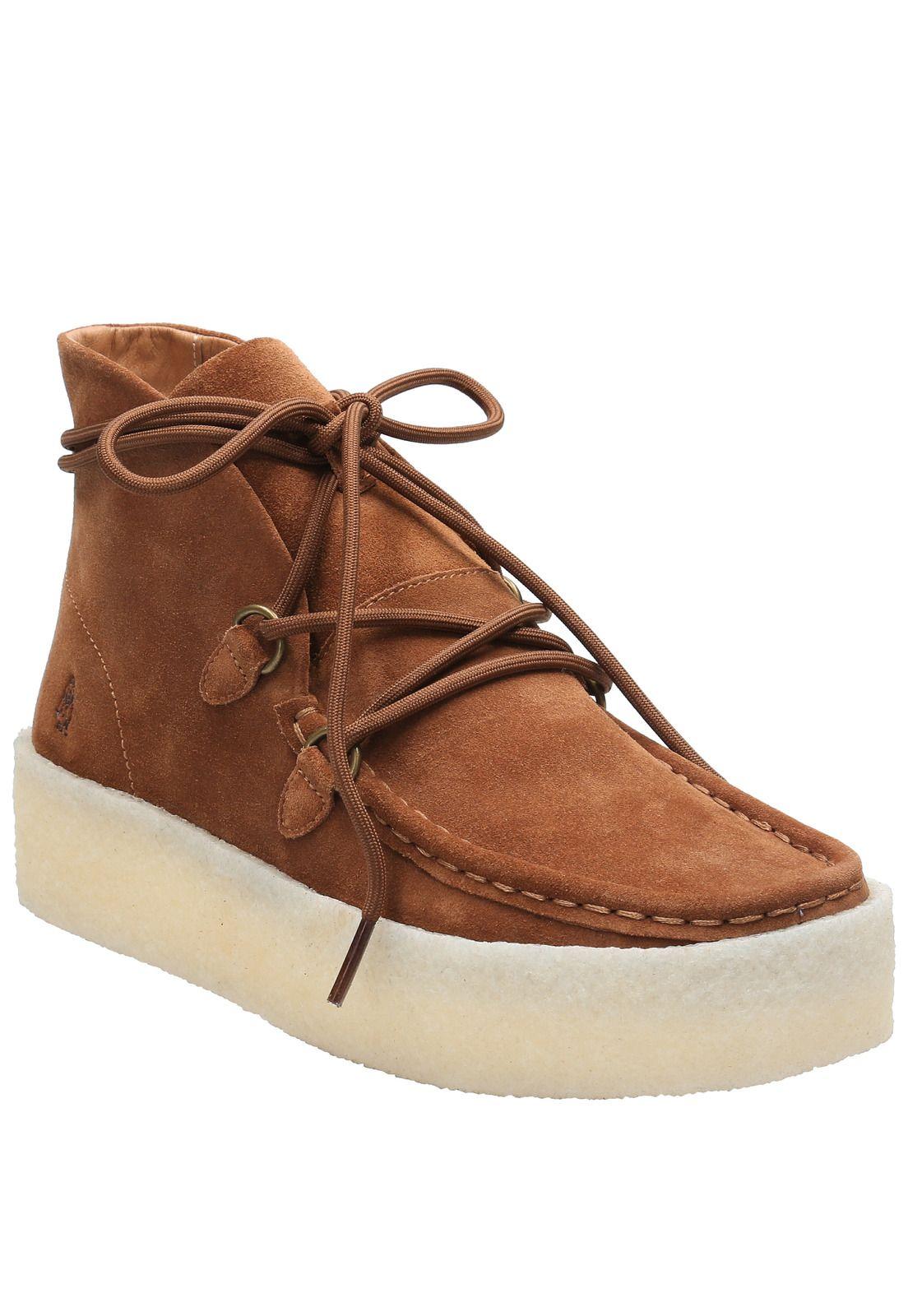 Botin Cuero Mujer Recife Boot Café-0