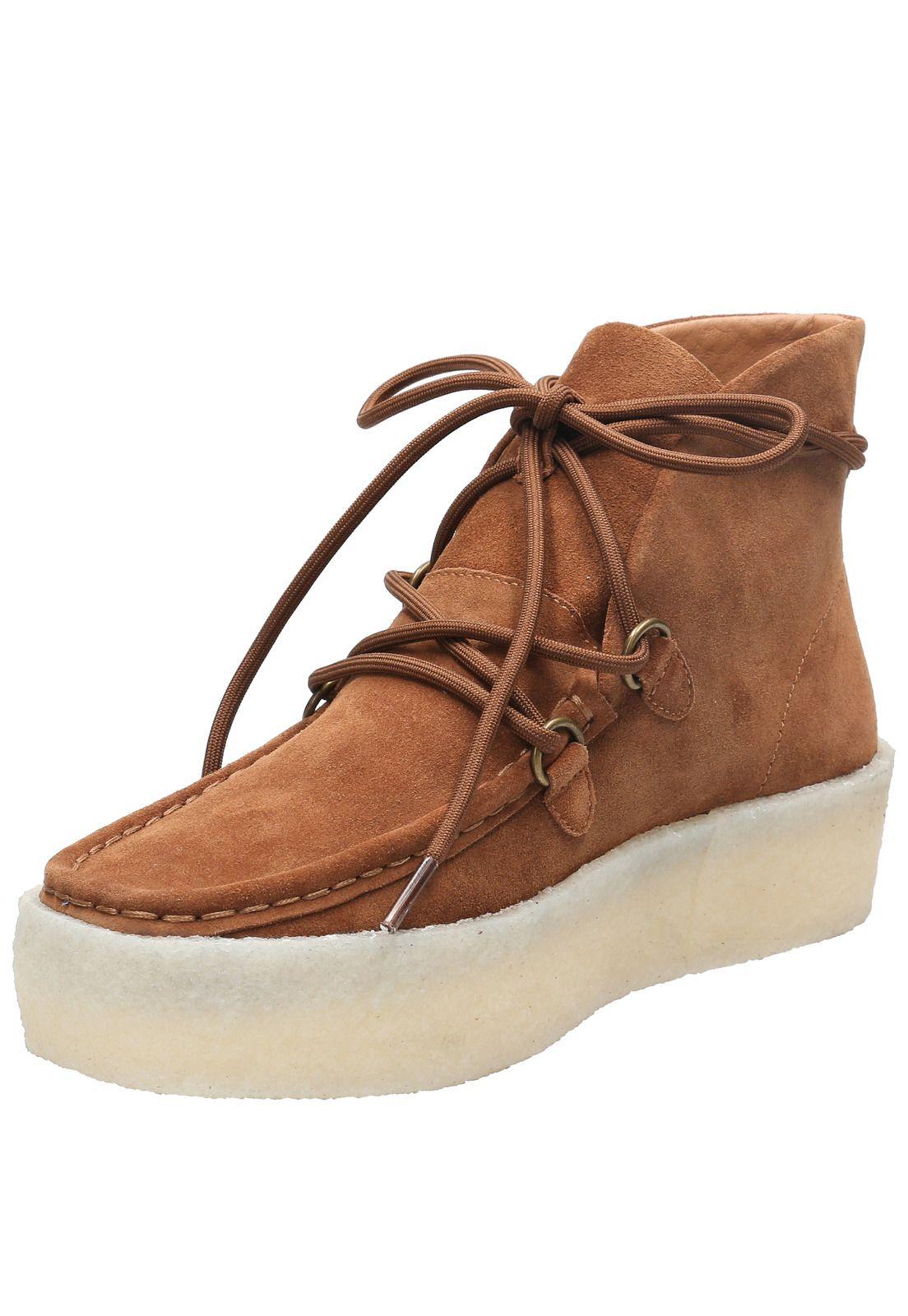 Botin Cuero Mujer Recife Boot Café-4