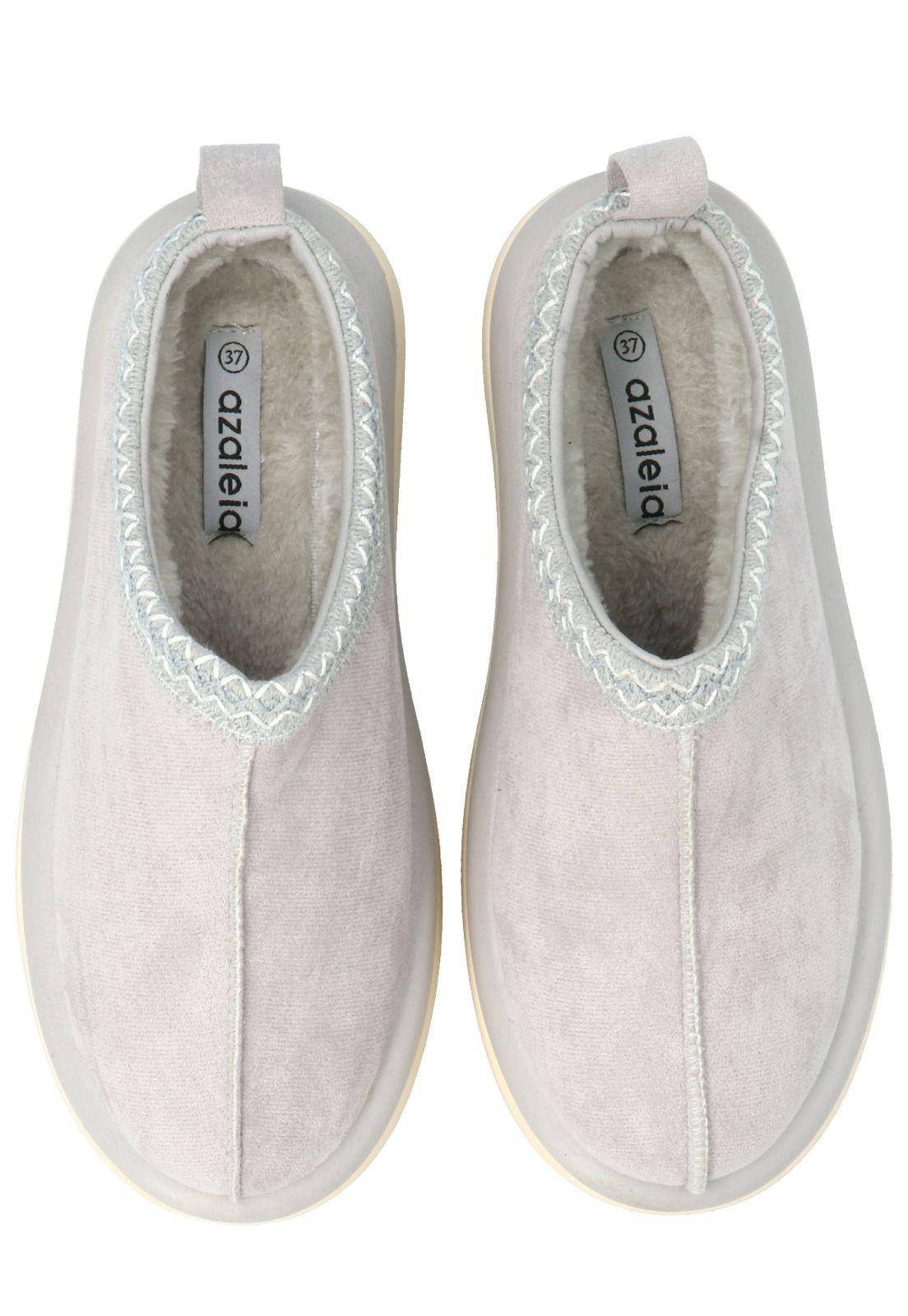 Pantufla Mujer Beki Gris-7