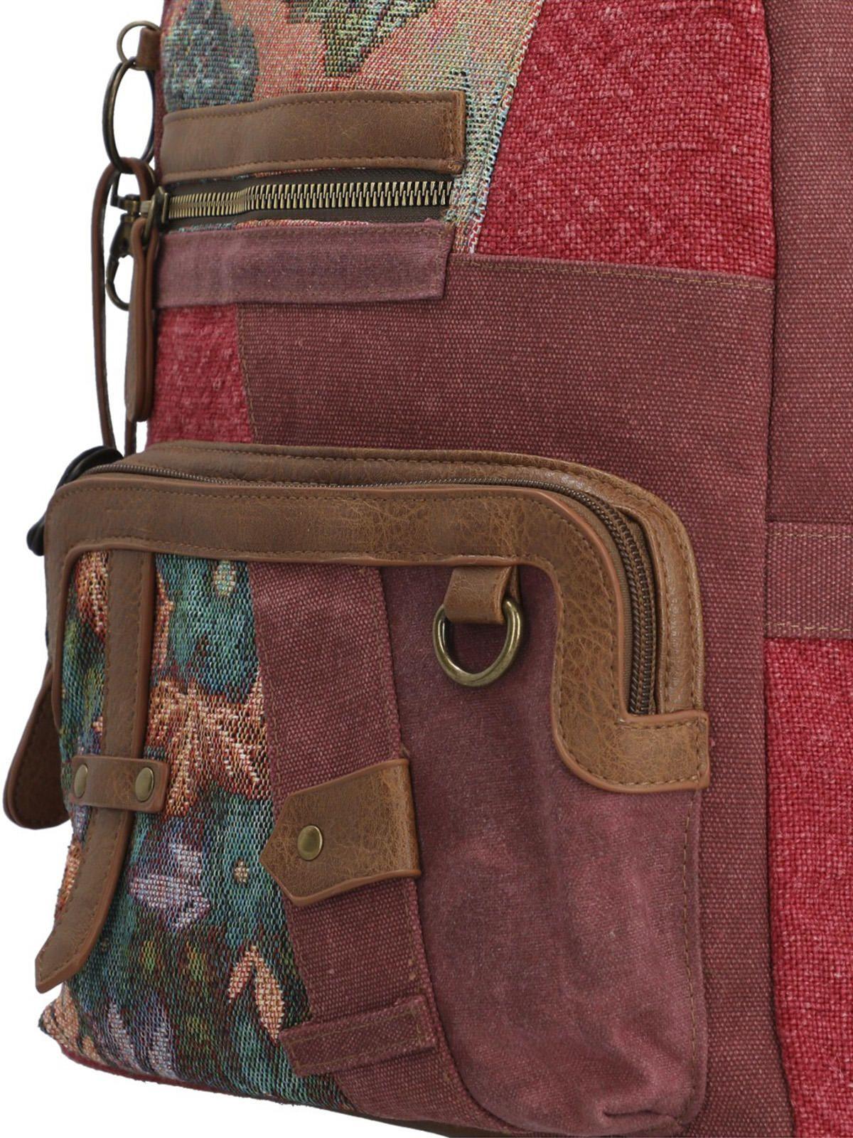 Mochila Textil Mujer Carmin Back Burdeo-3
