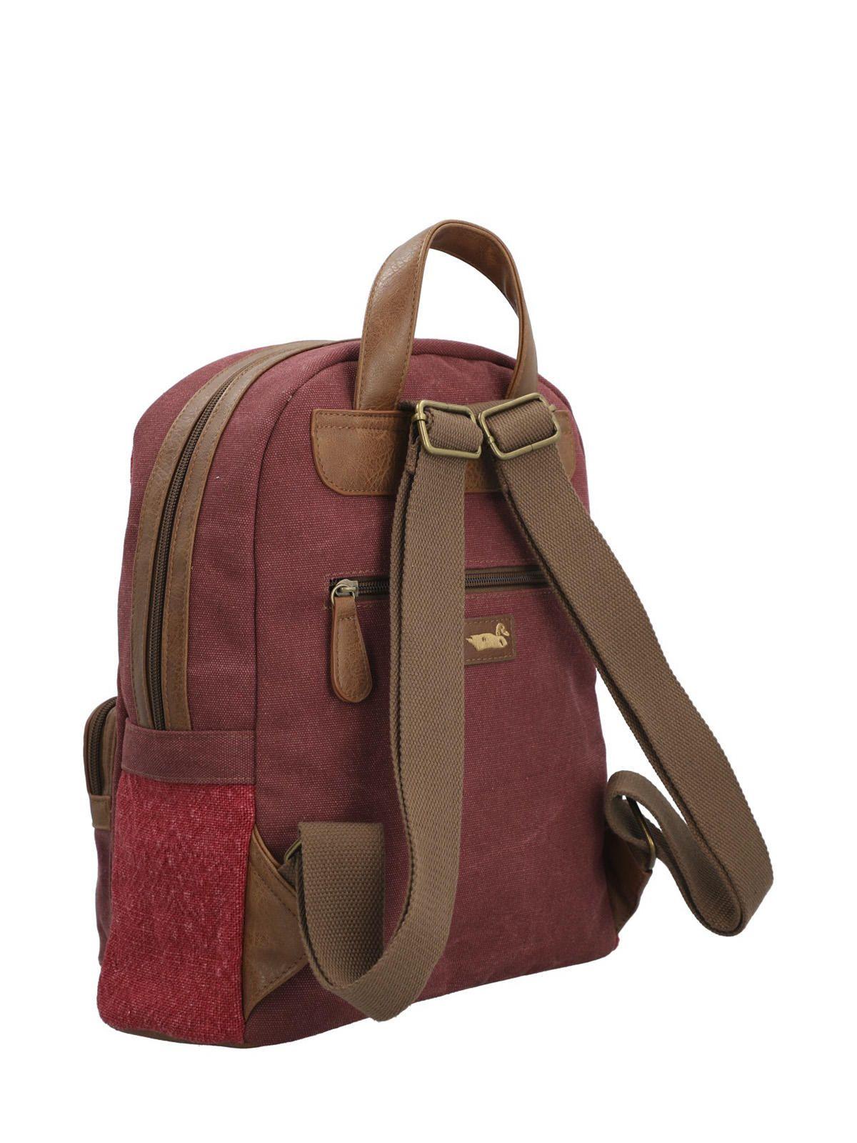 Mochila Textil Mujer Carmin Back Burdeo-6