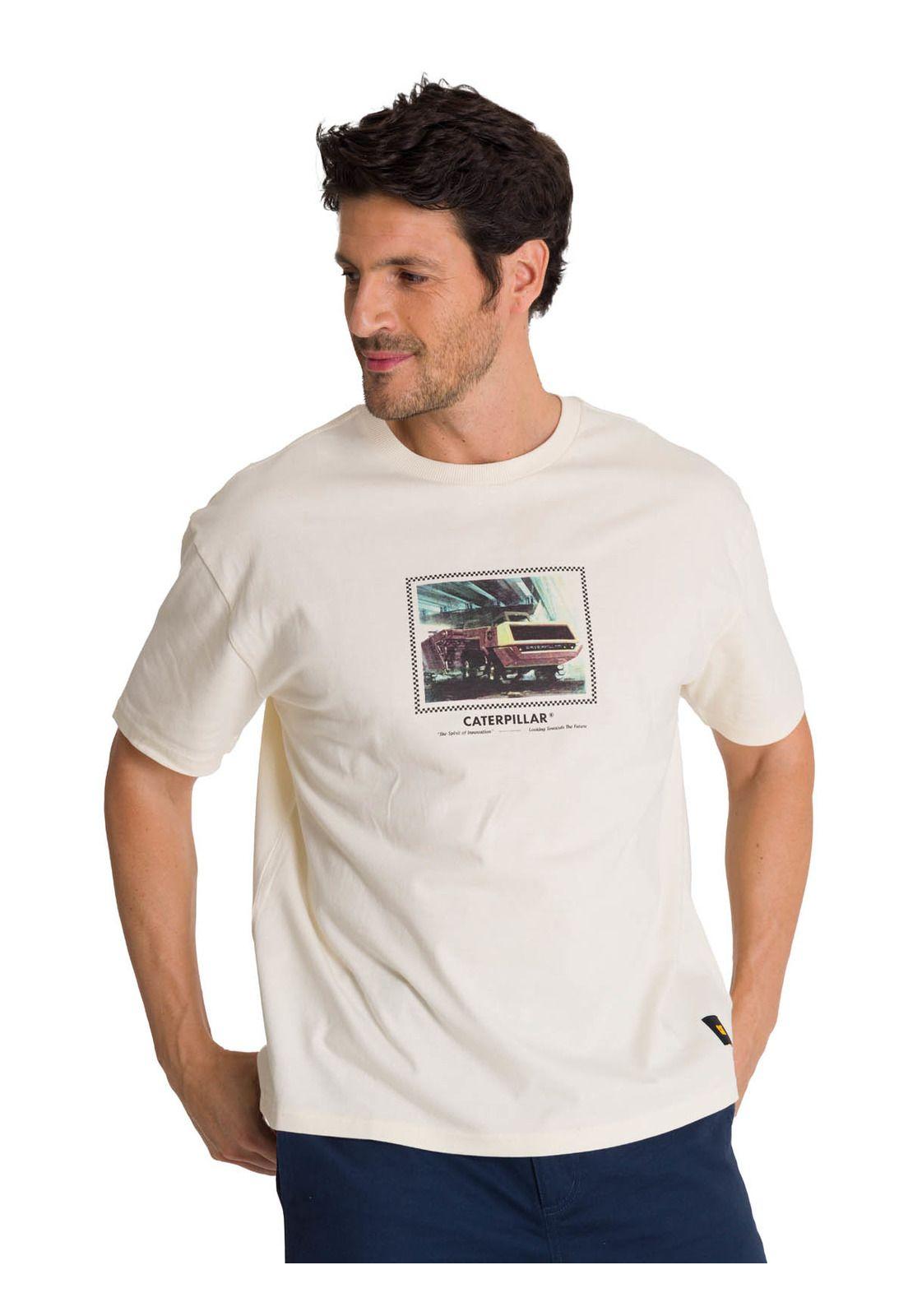 Polera Manga Corta Hombre Relaxed Innovation Blanco-1