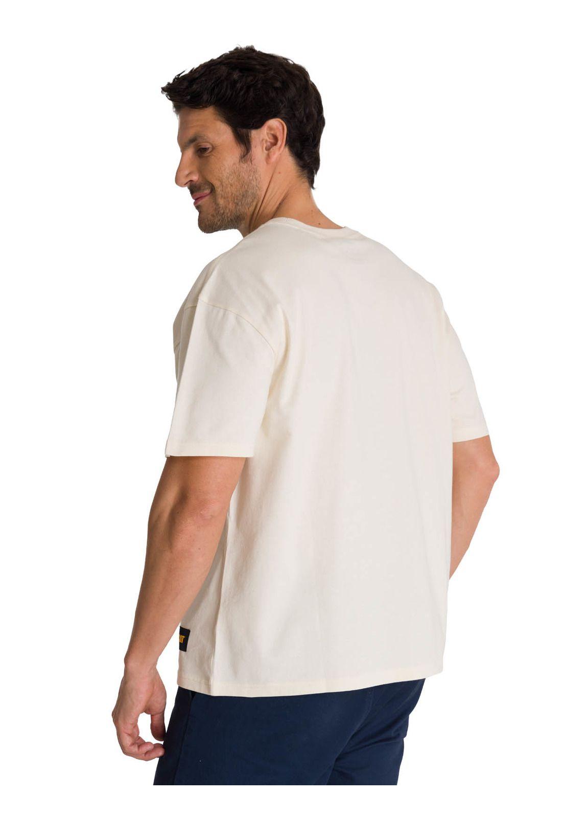Polera Manga Corta Hombre Relaxed Innovation Blanco-3