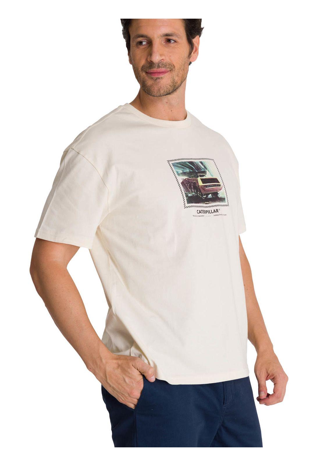 Polera Manga Corta Hombre Relaxed Innovation Blanco-4