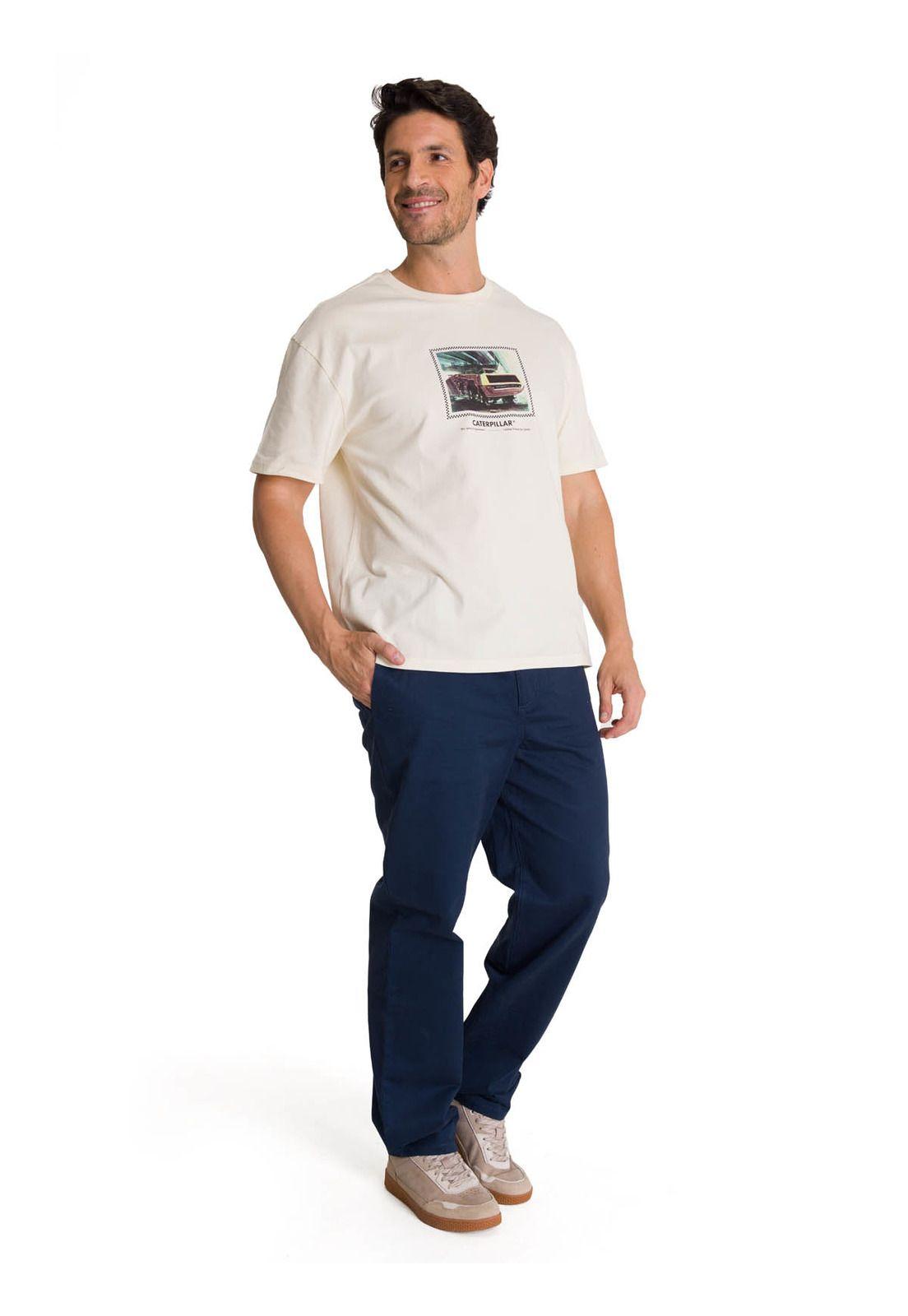 Polera Manga Corta Hombre Relaxed Innovation Blanco-6