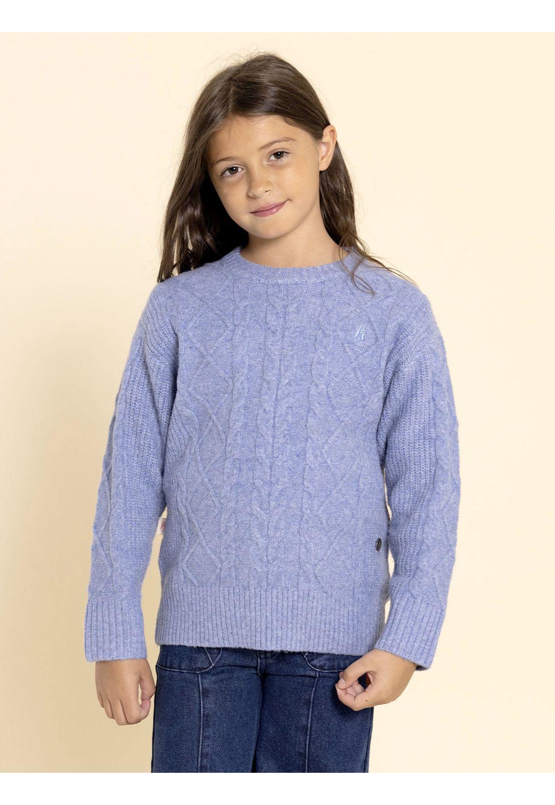 Chaleco Luzma Niña Celeste-1