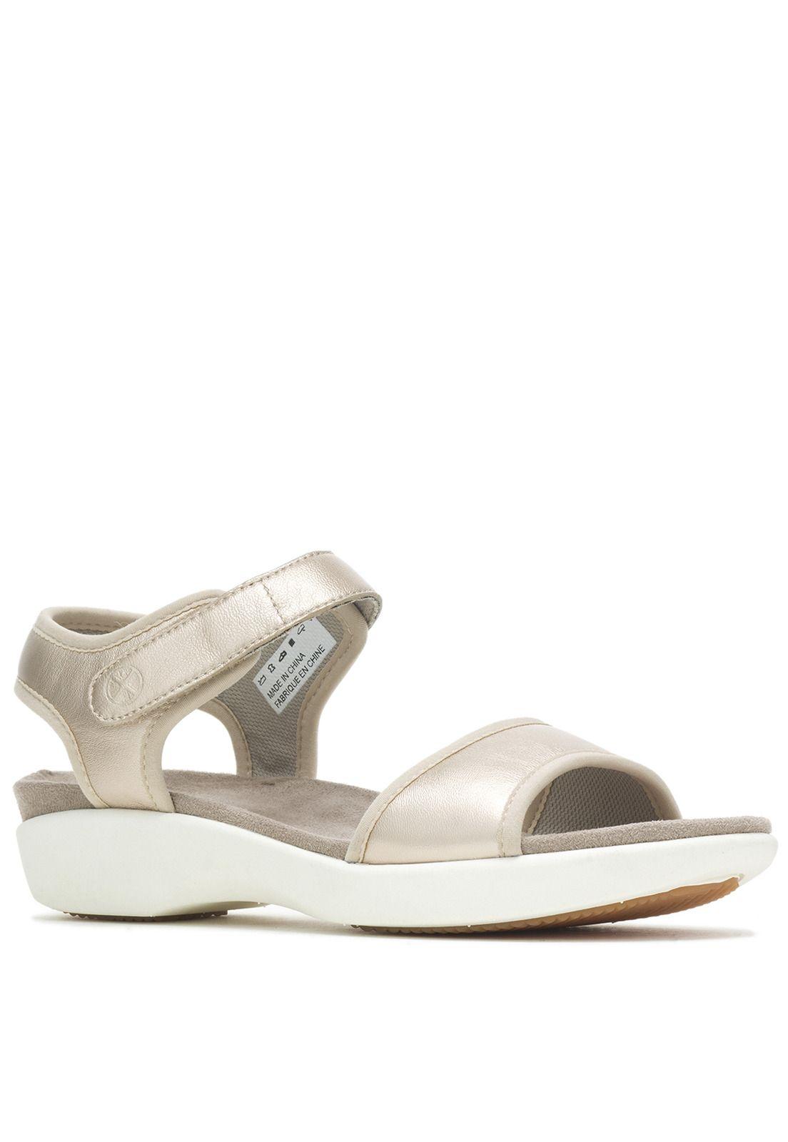 Sandalia Cuero Mujer Dorri Qtr Stp Dorado-0