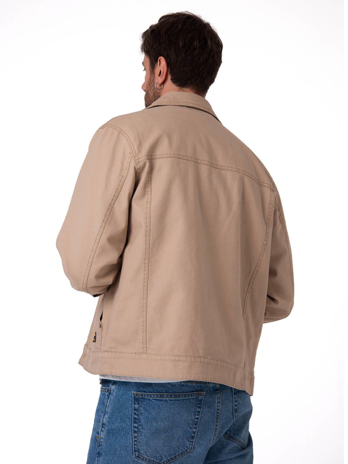 Chaqueta Hombre Canvas Flannel Beige-1