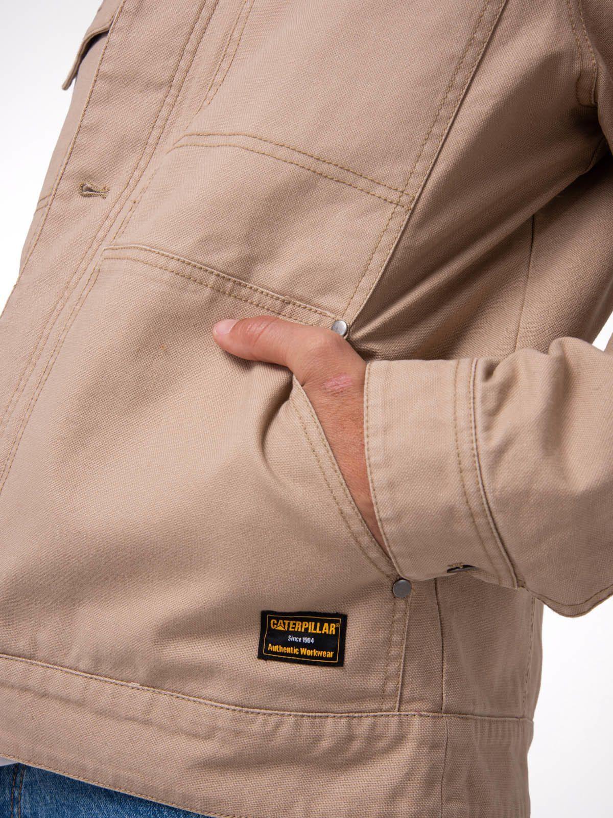 Chaqueta Hombre Canvas Flannel Beige-3