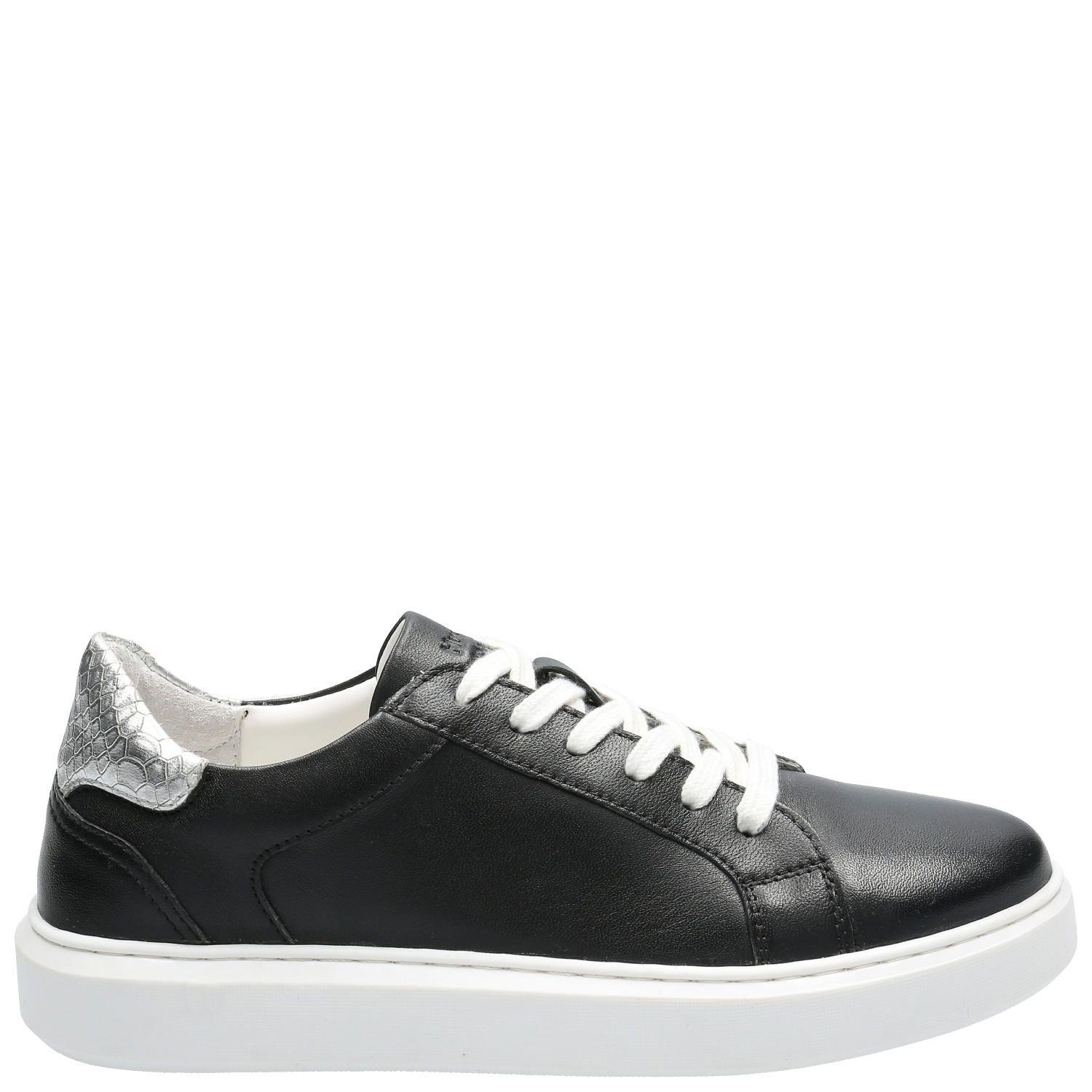 Zapatilla Cuero Mujer Mahal Negro-1