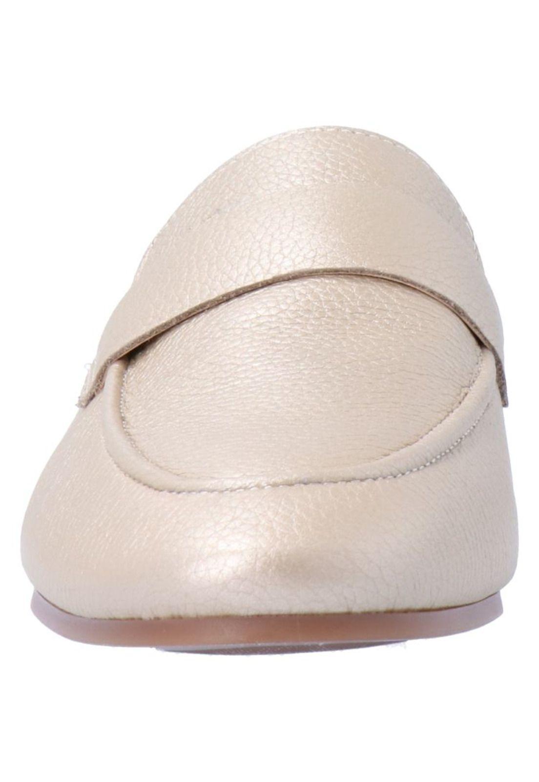 Mocasin Admire Dorado Casual-2