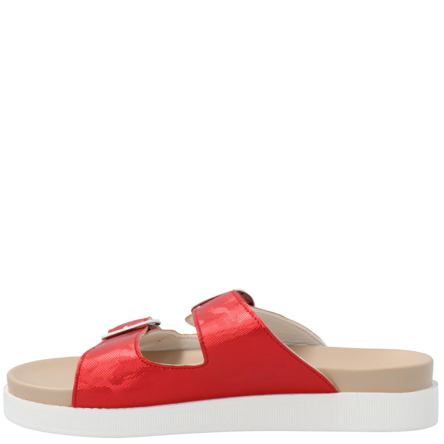 Sandalia Mujer Sisa Rojo-4