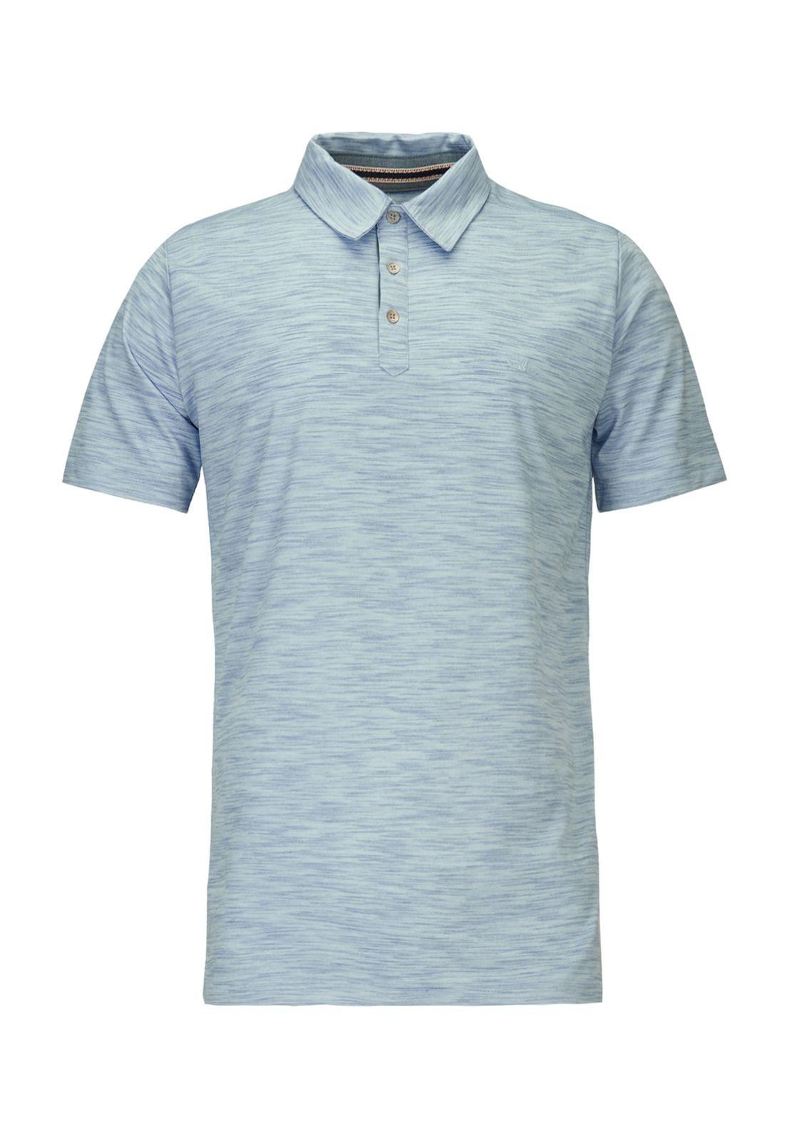 Polera Hombre Toledo Celeste-0