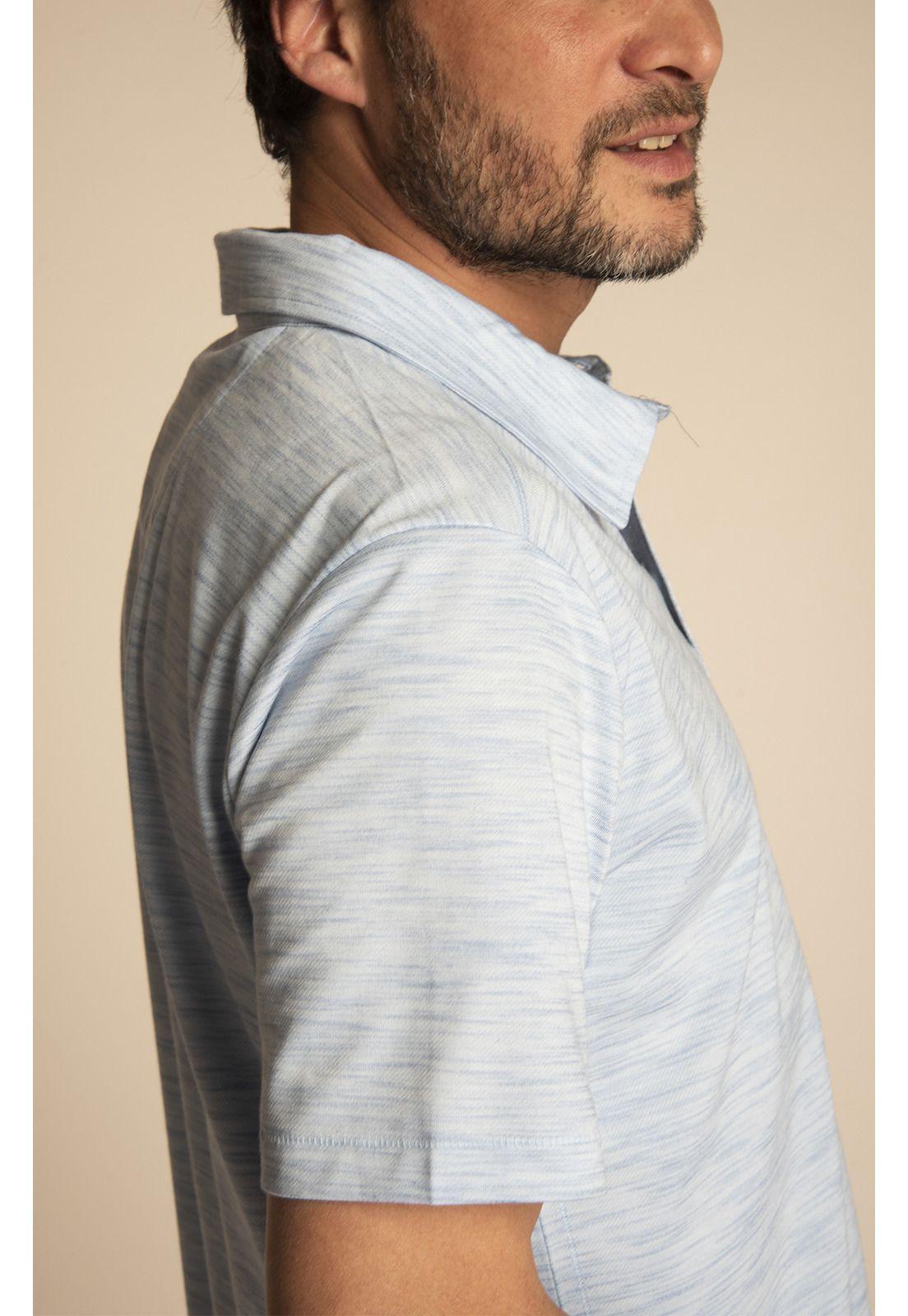 Polera Hombre Toledo Celeste-5