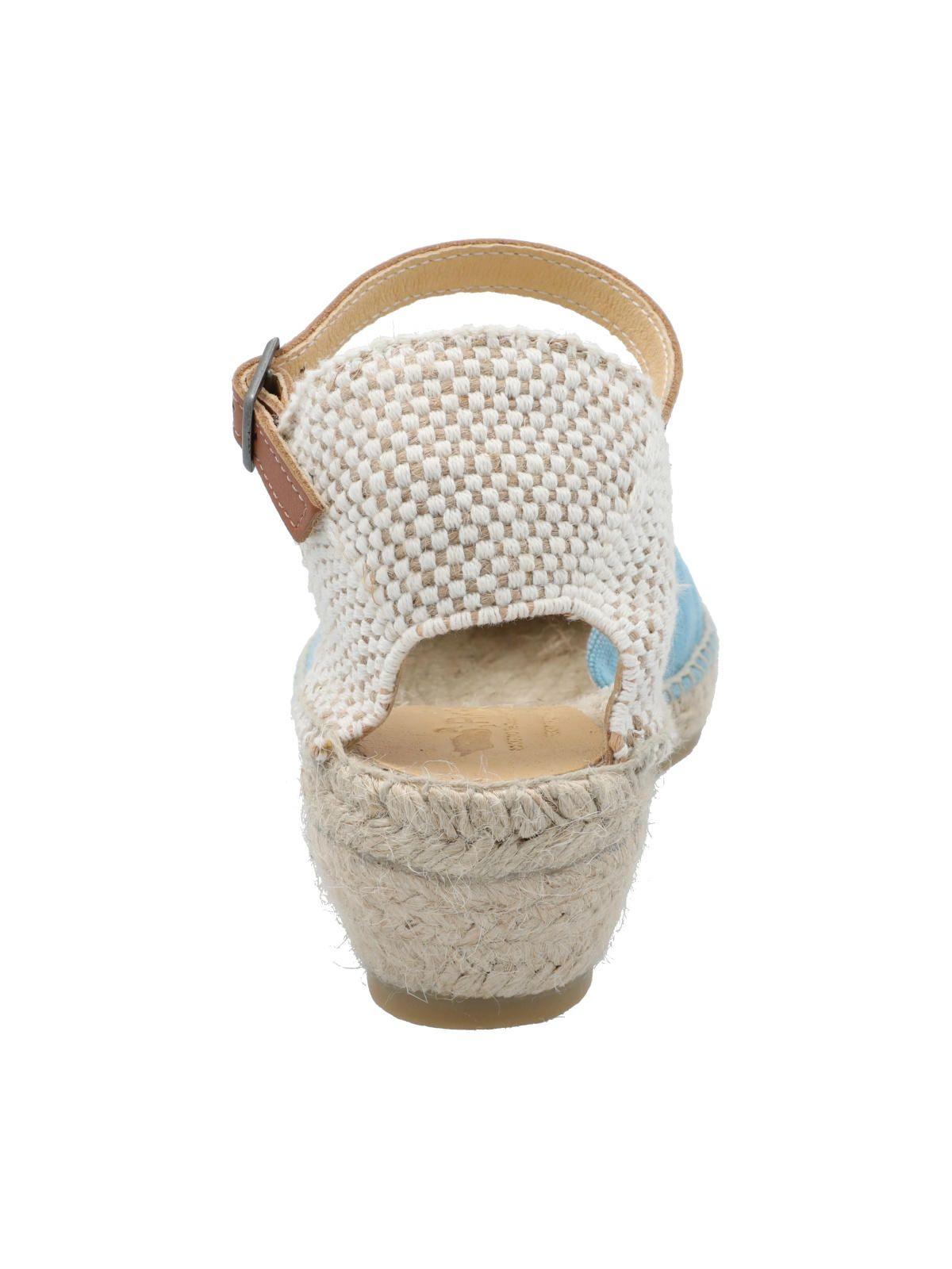 Alpargata Algodón Orgánico Mujer Adra Celeste-6