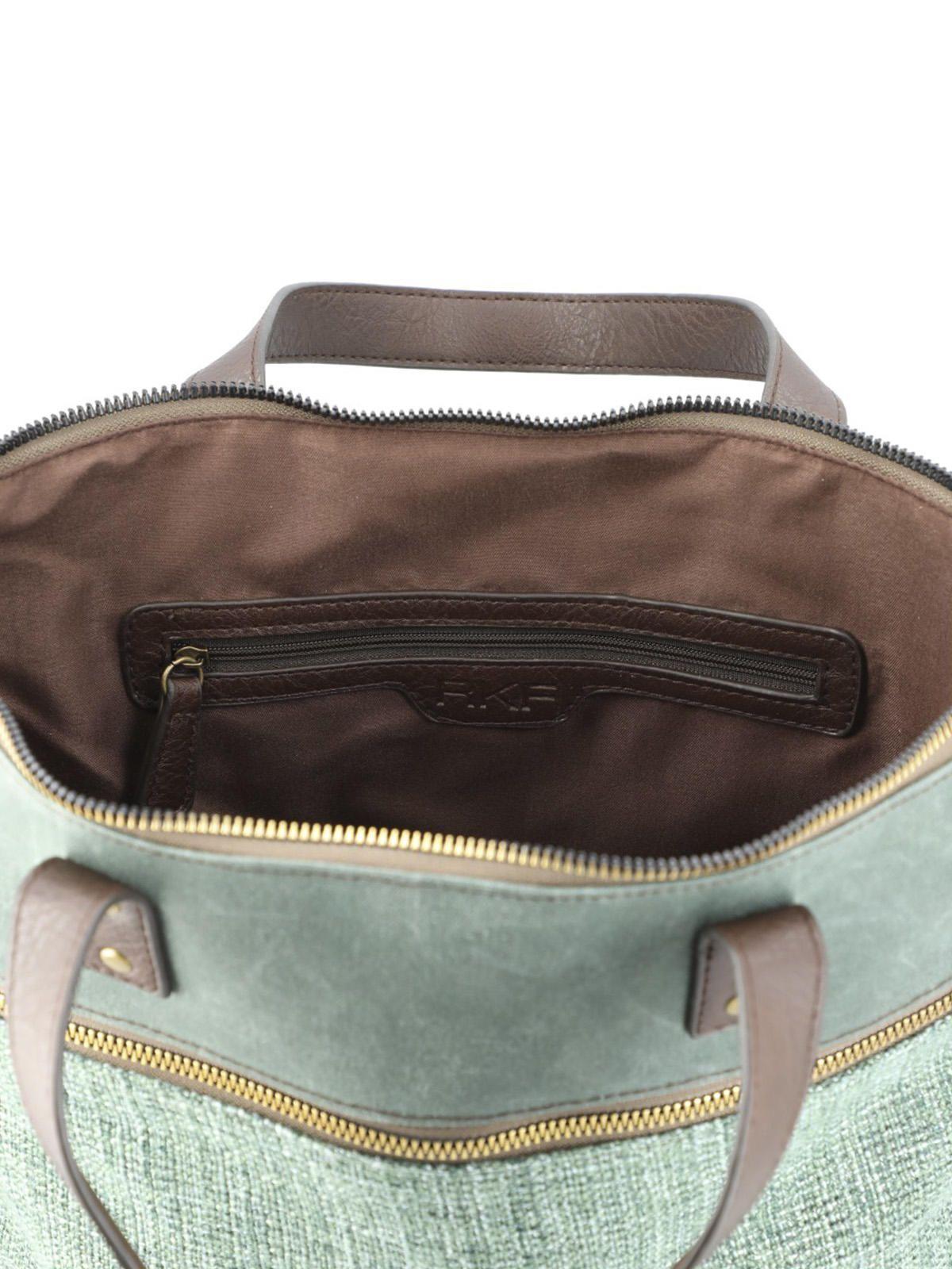Cartera Textil Mujer Qori Tote Verde-9