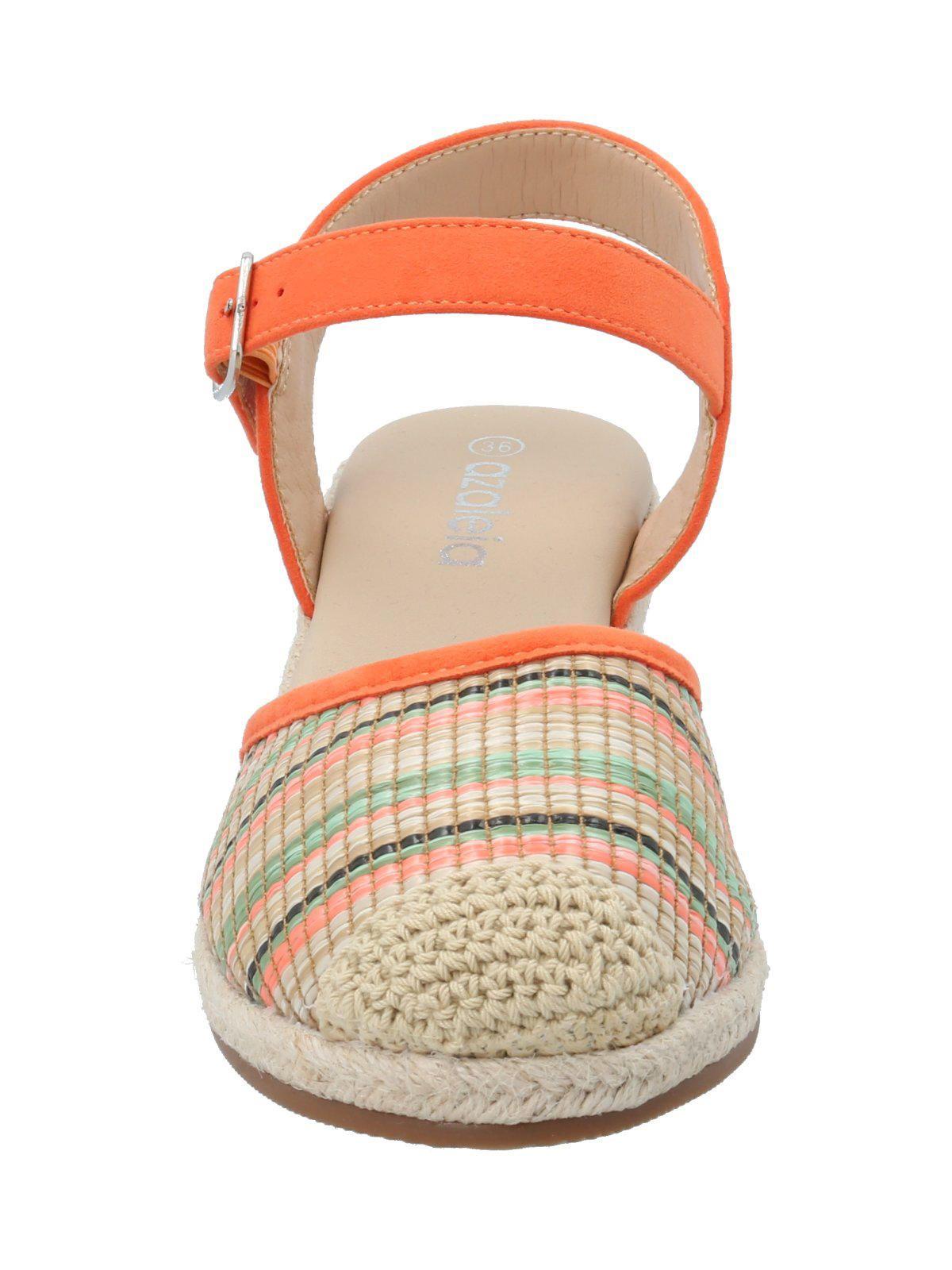 Alpargata Mujer Cedrina Naranjo Multi-3