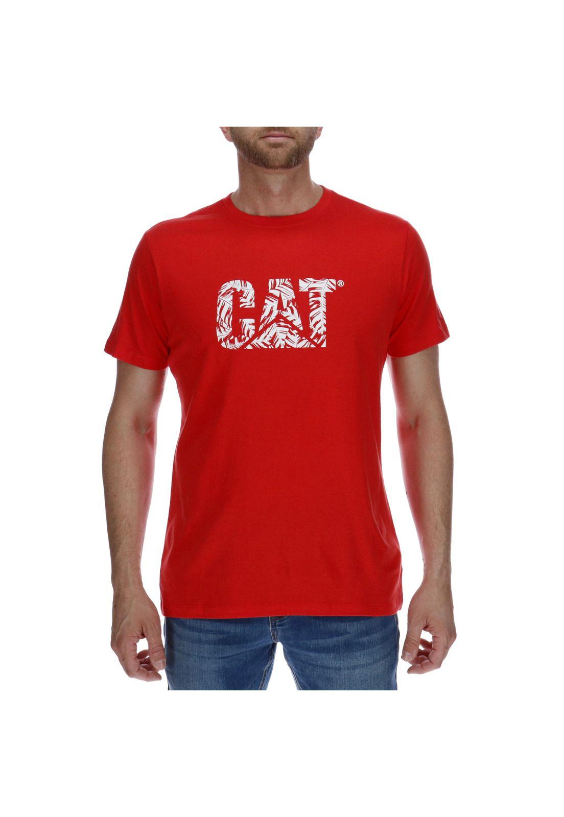 Polera Hombre Slim Fit Logo Rojo-0